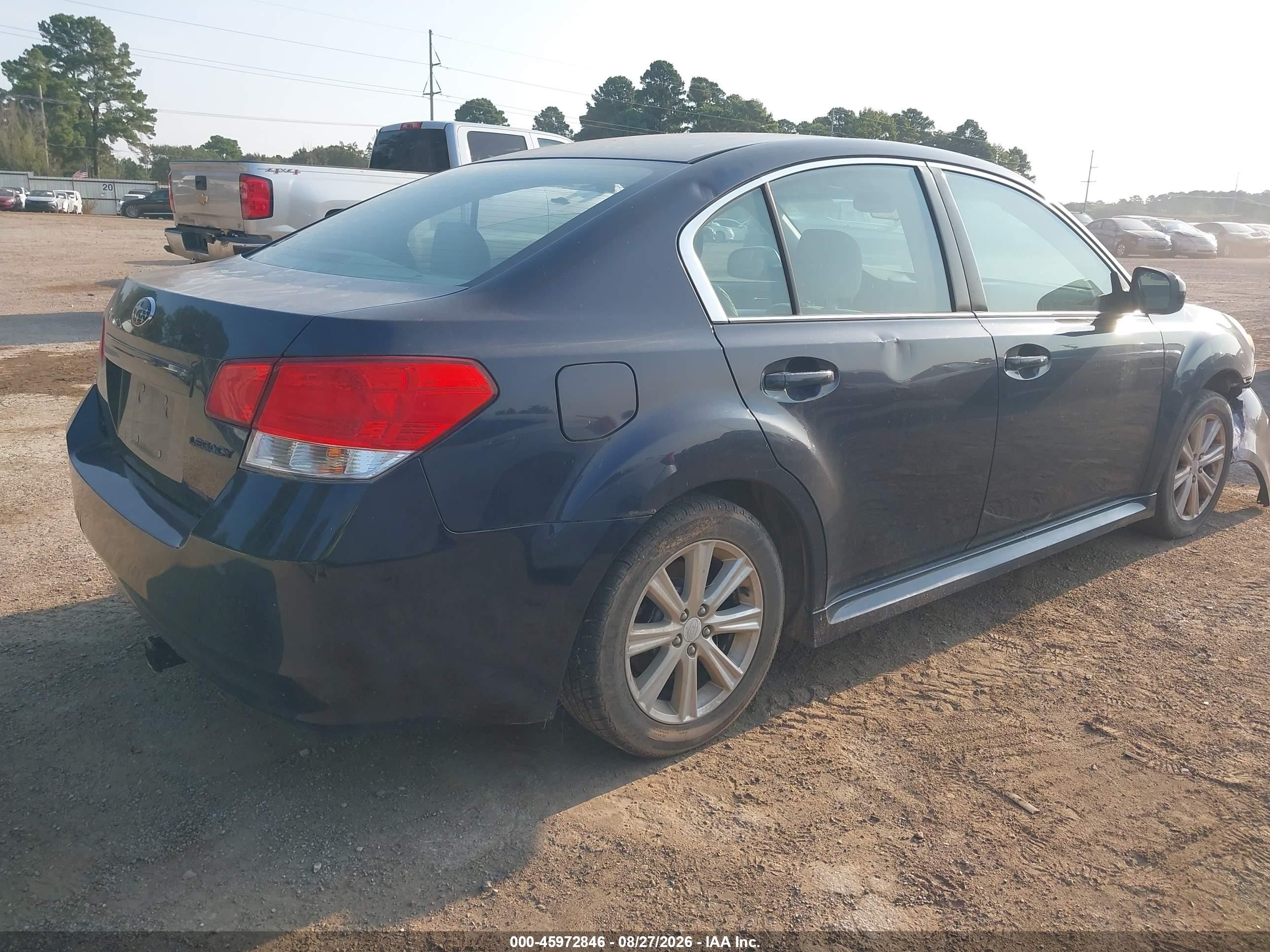 2012 Subaru Legacy 2.5i Premium Blue vin: 4S3BMBC63C3005835