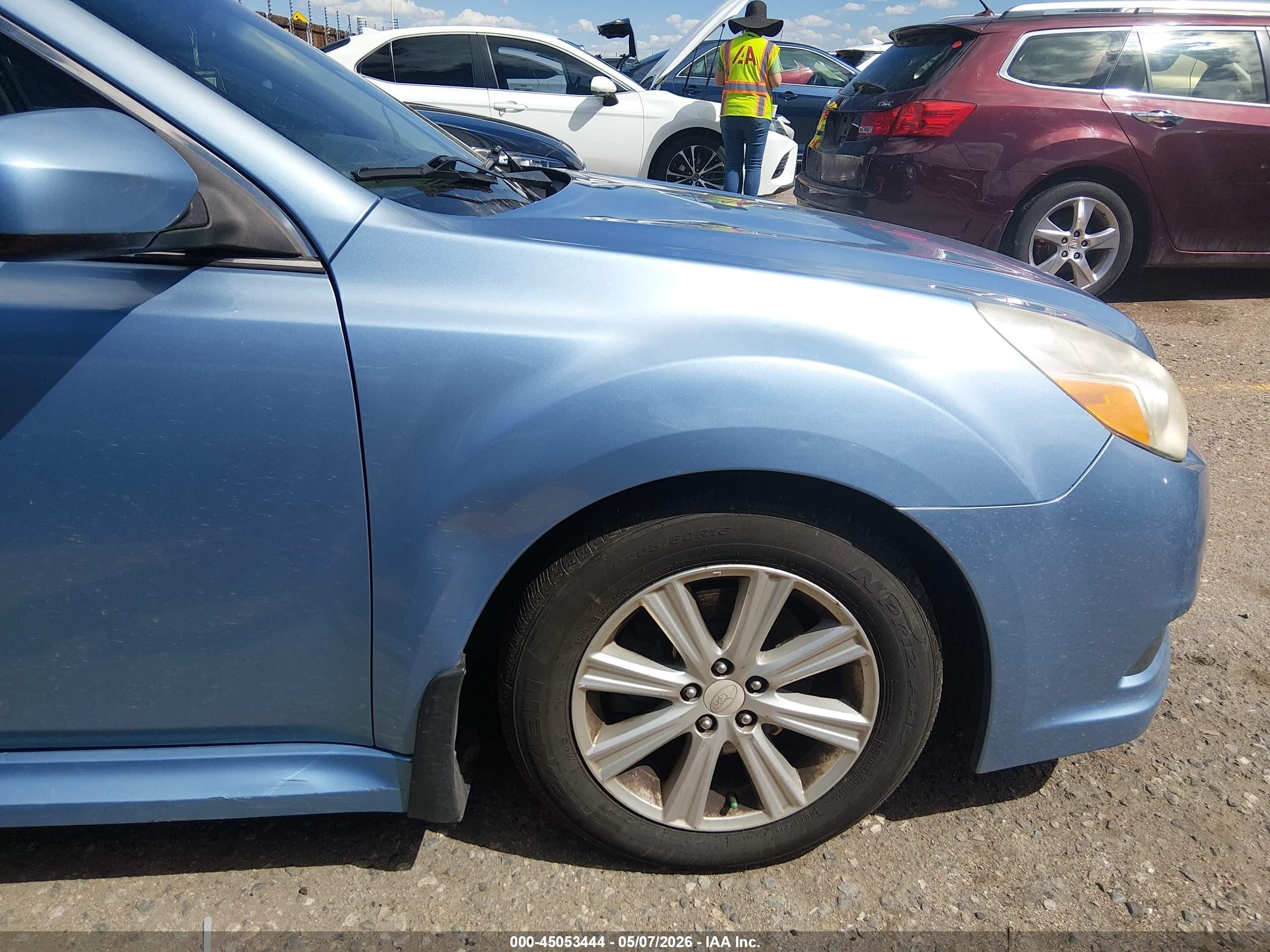 2012 Subaru Legacy 2.5i Premium Blue vin: 4S3BMBC63C3007715