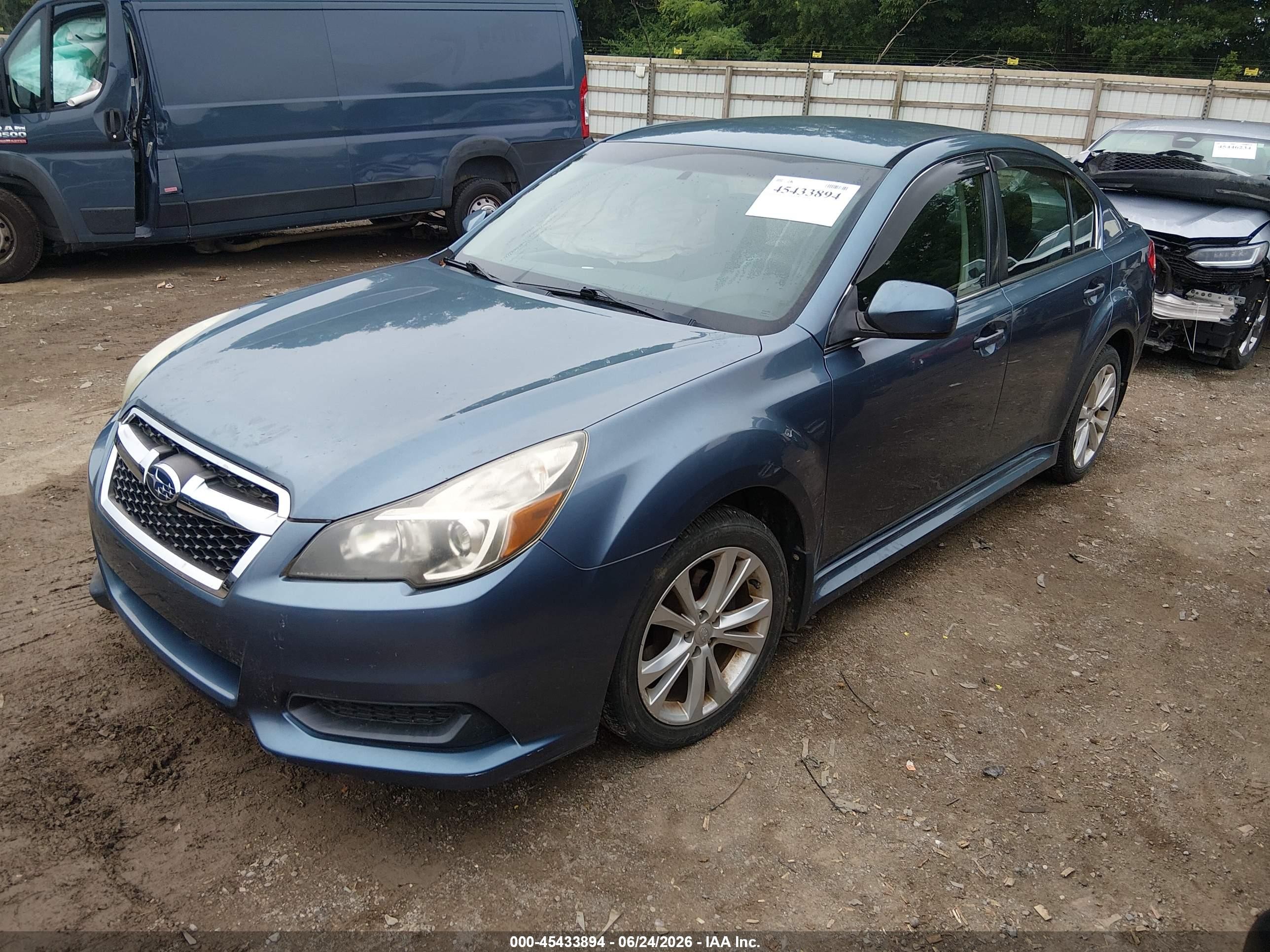 2013 Subaru Legacy 2.5i Premium Blue vin: 4S3BMBC63D3017727
