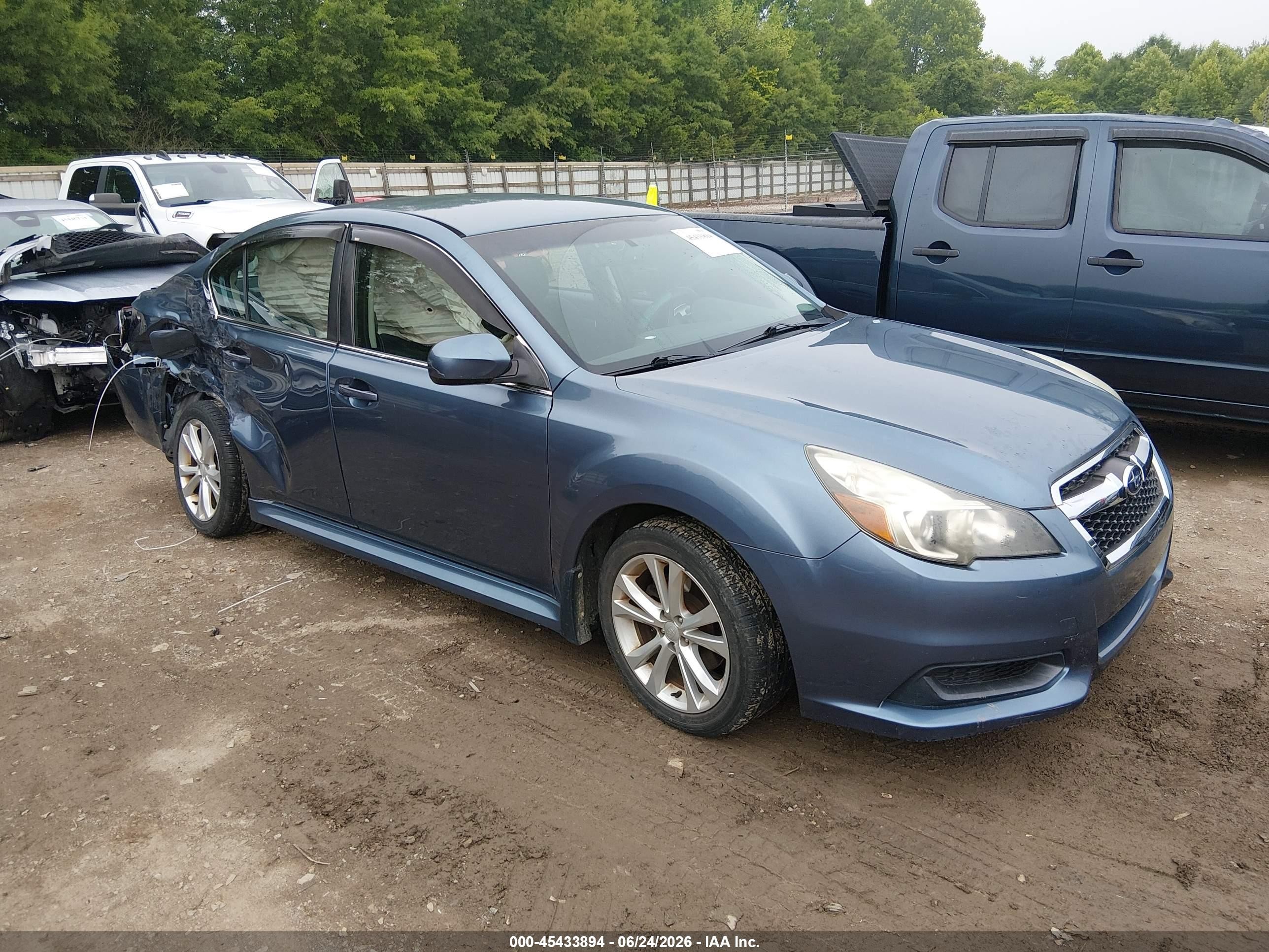2013 Subaru Legacy 2.5i Premium Blue vin: 4S3BMBC63D3017727