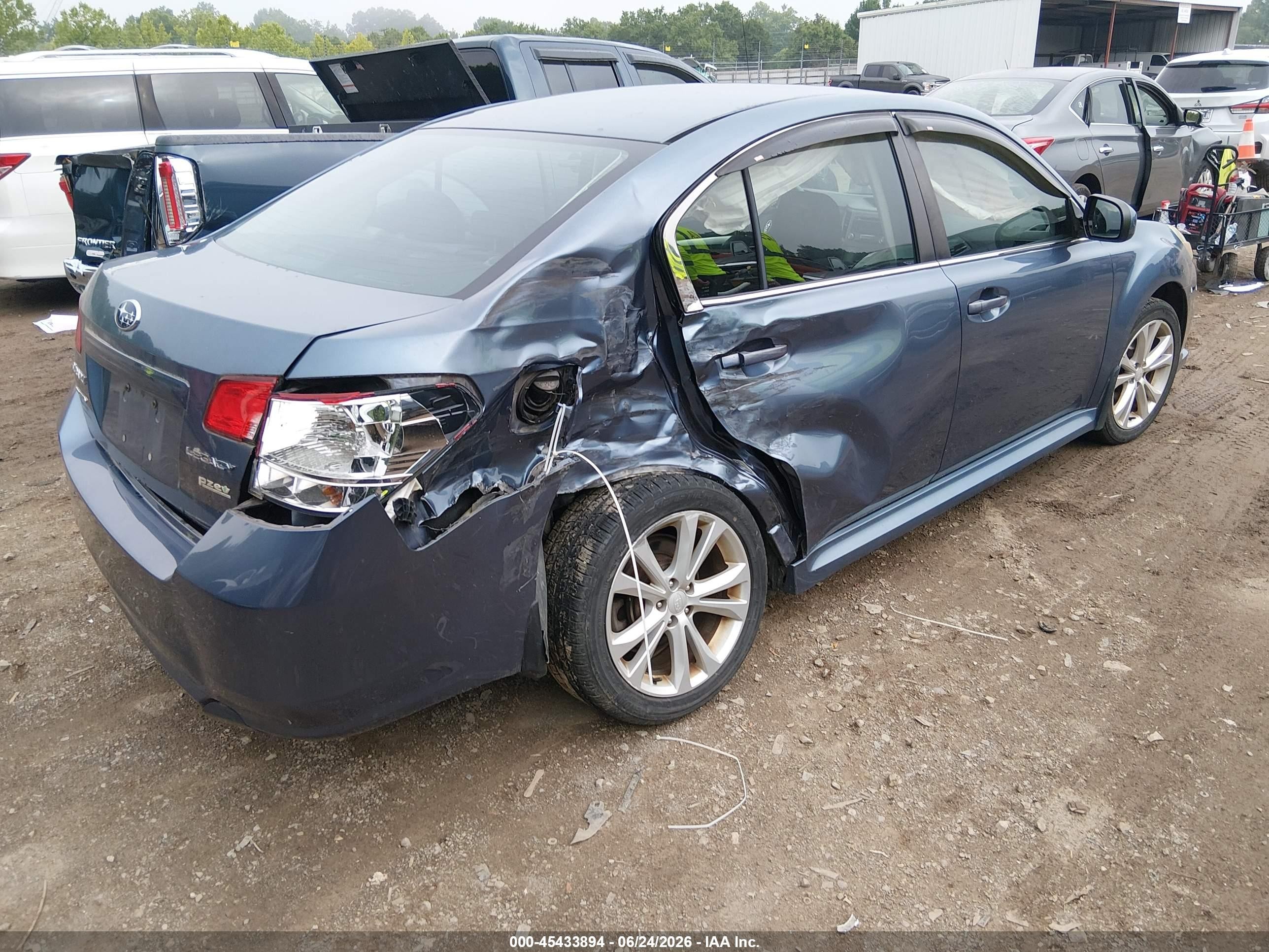 2013 Subaru Legacy 2.5i Premium Blue vin: 4S3BMBC63D3017727