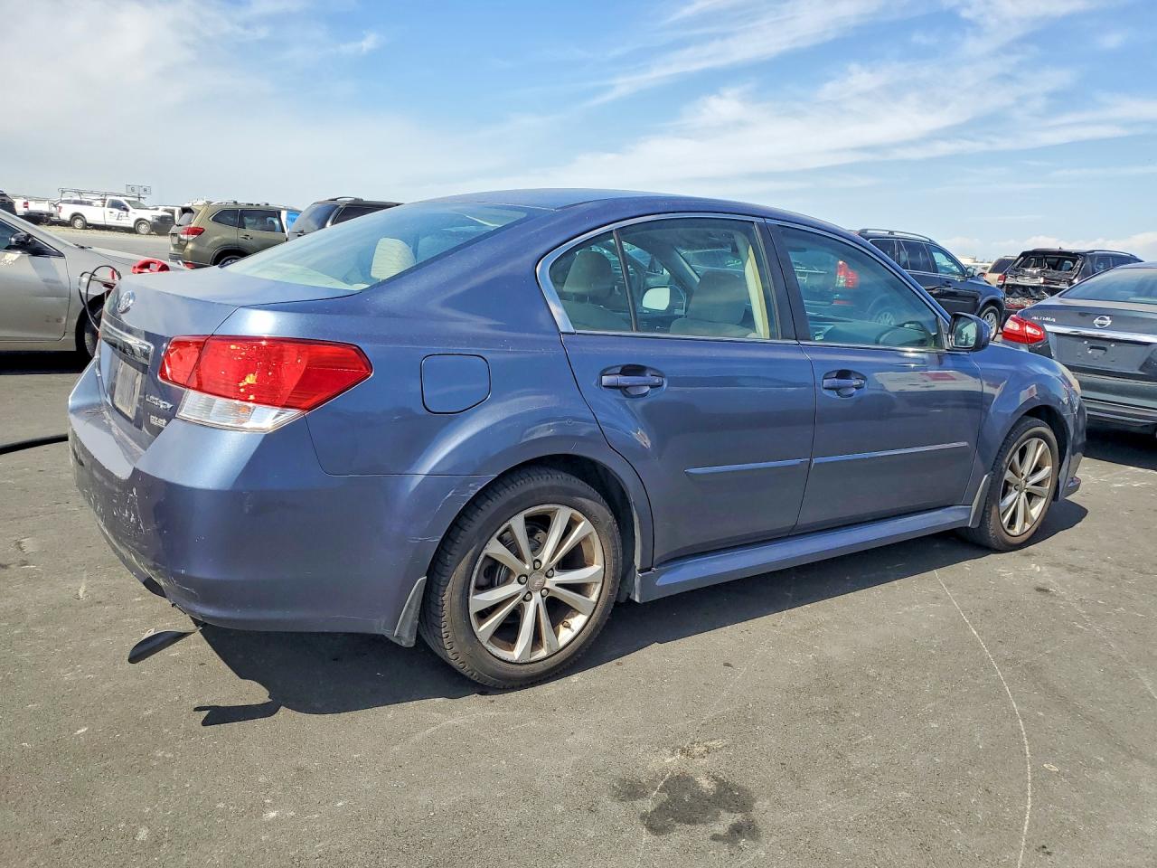 2013 Subaru Legacy 2.5i Premium Blue vin: 4S3BMBC63D3035774
