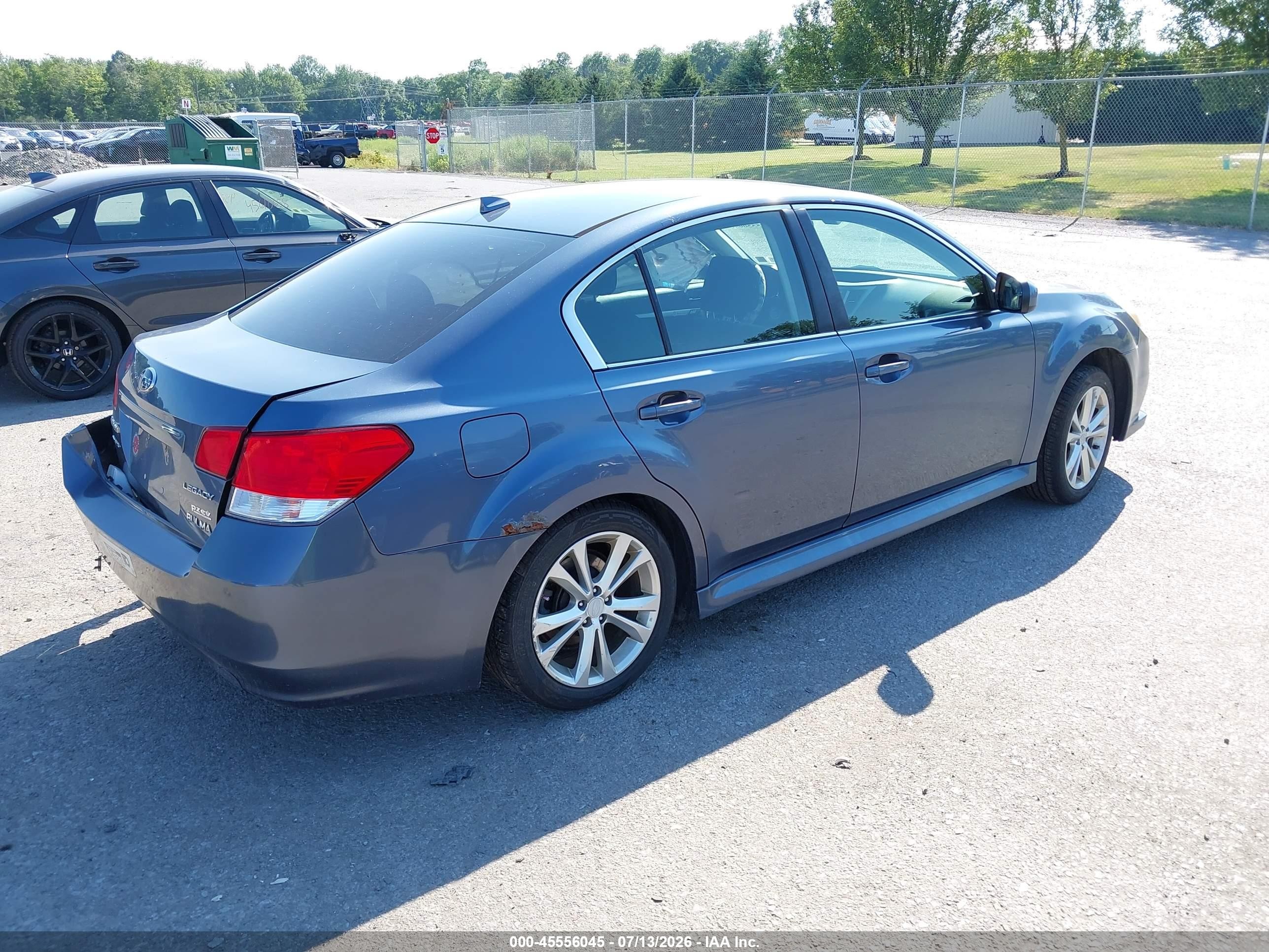 2014 Subaru Legacy 2.5i Premium Blue vin: 4S3BMBC63E3028275