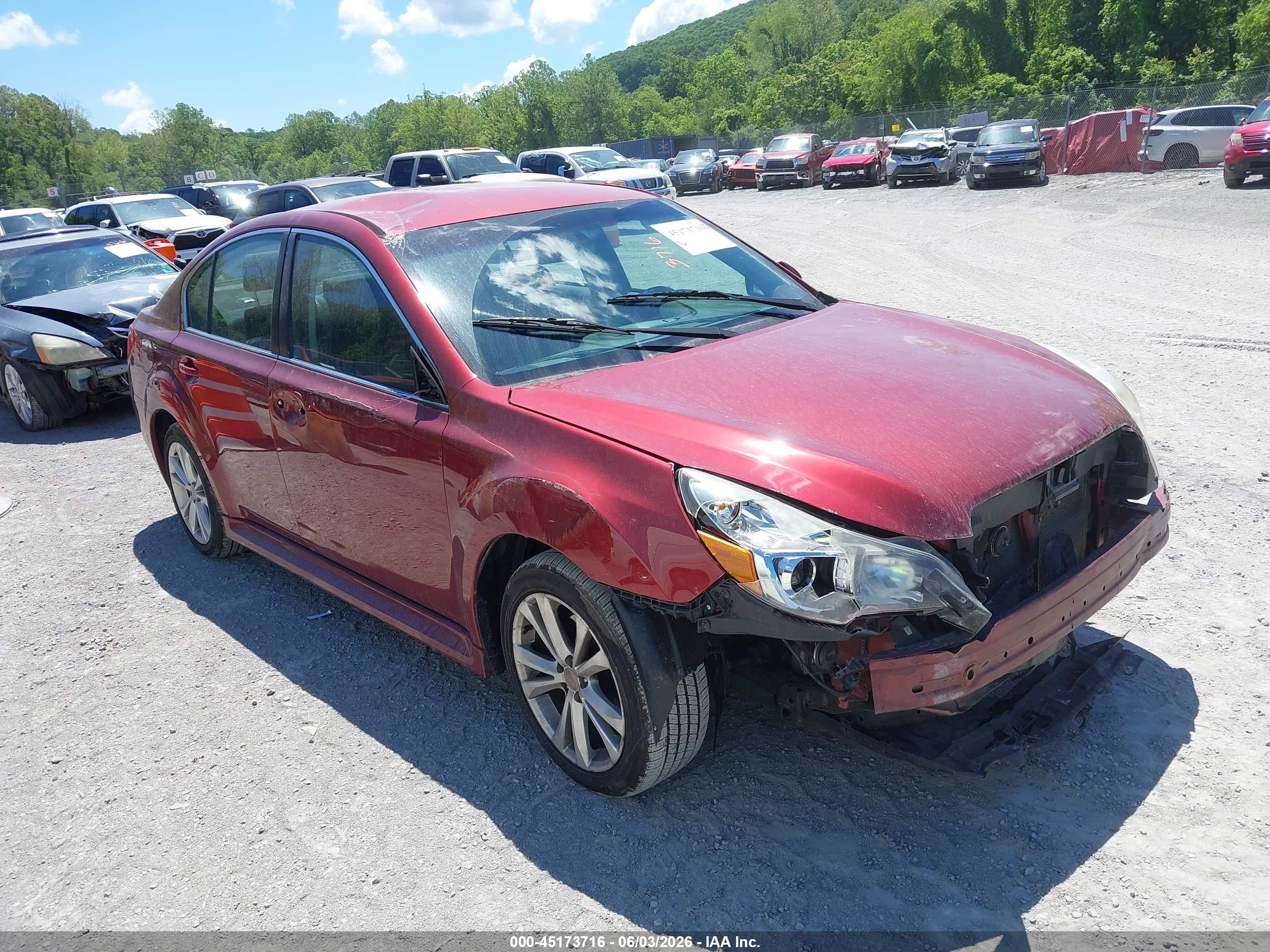 2014 Subaru Legacy 2.5i Premium Maroon vin: 4S3BMBC63E3032438