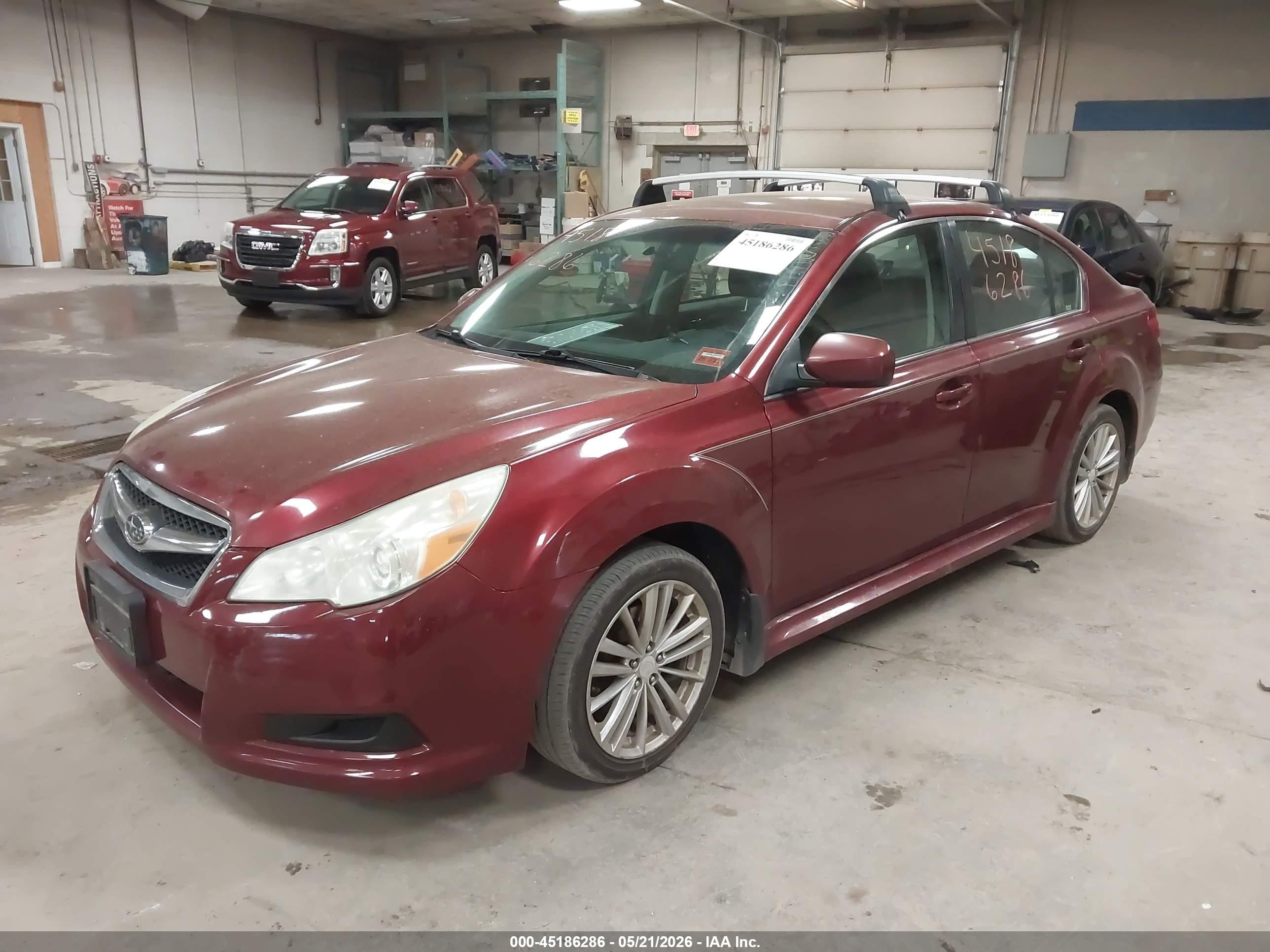 2011 Subaru Legacy 2.5i Premium Red vin: 4S3BMBC64B3259391