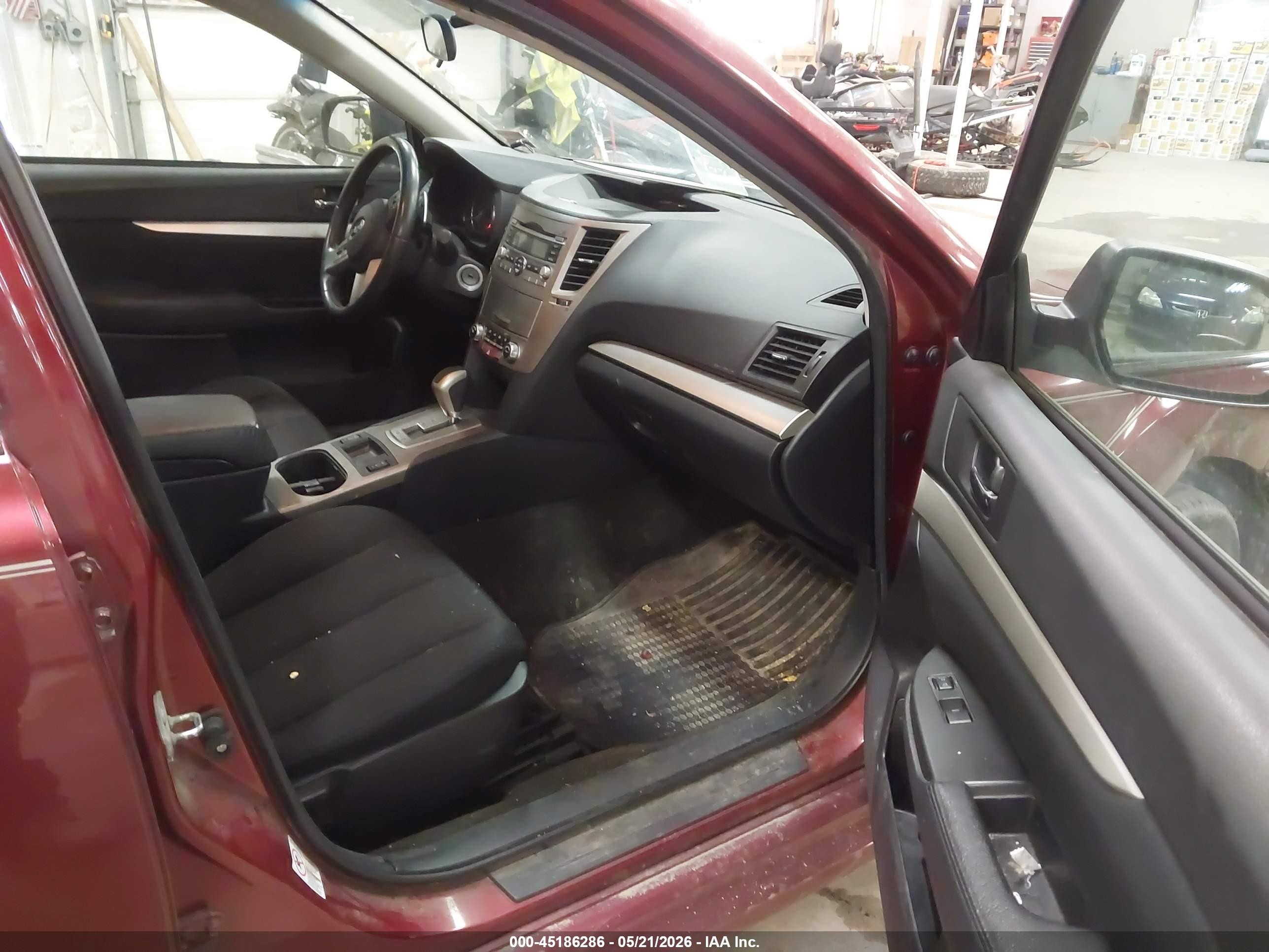 2011 Subaru Legacy 2.5i Premium Red vin: 4S3BMBC64B3259391