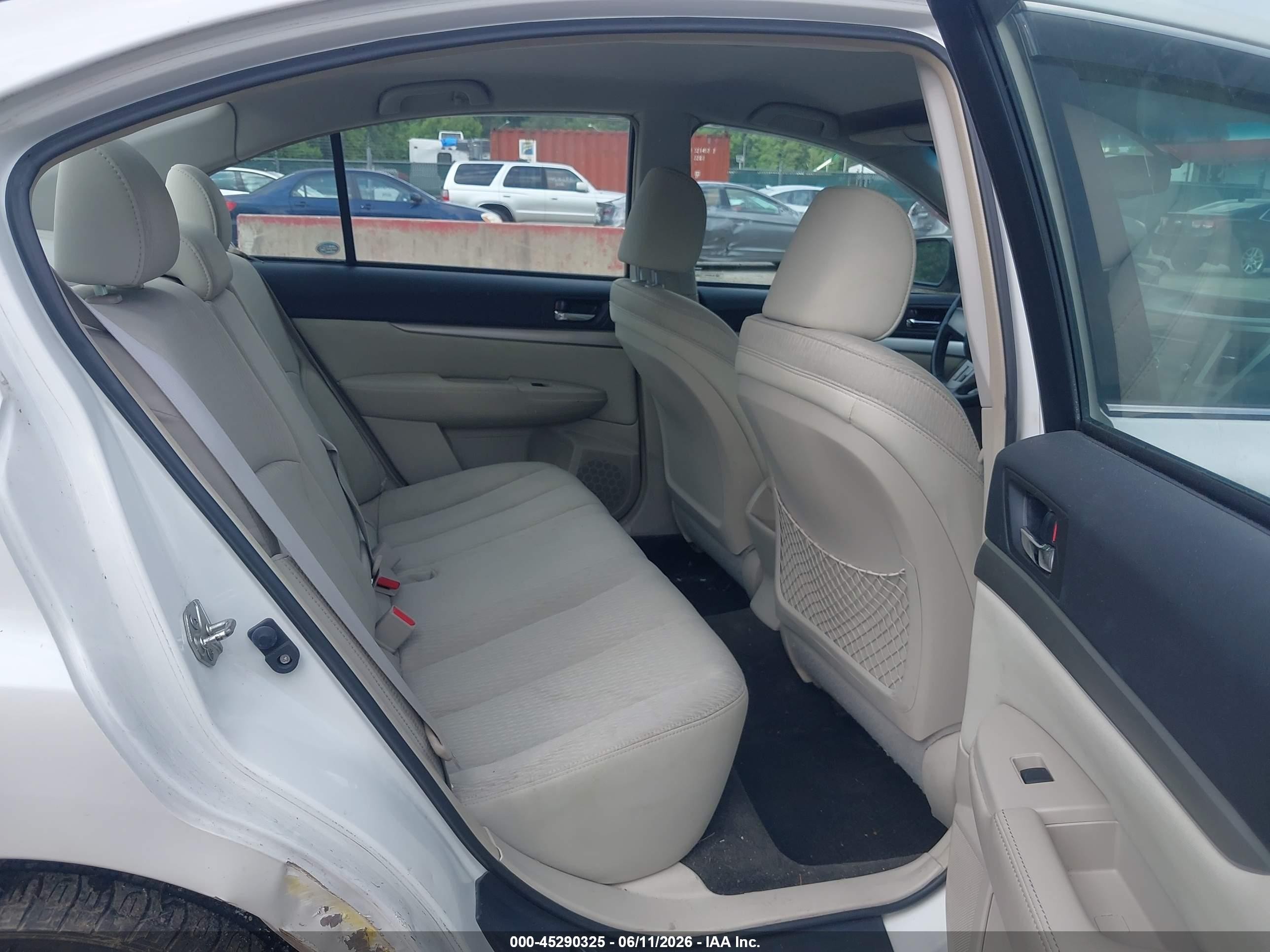 2011 Subaru Legacy 2.5i Premium White vin: 4S3BMBC64B3259679