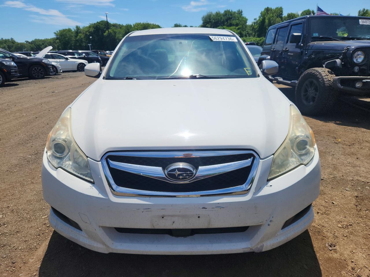 2012 Subaru Legacy 2.5i Premium White vin: 4S3BMBC64C3008095