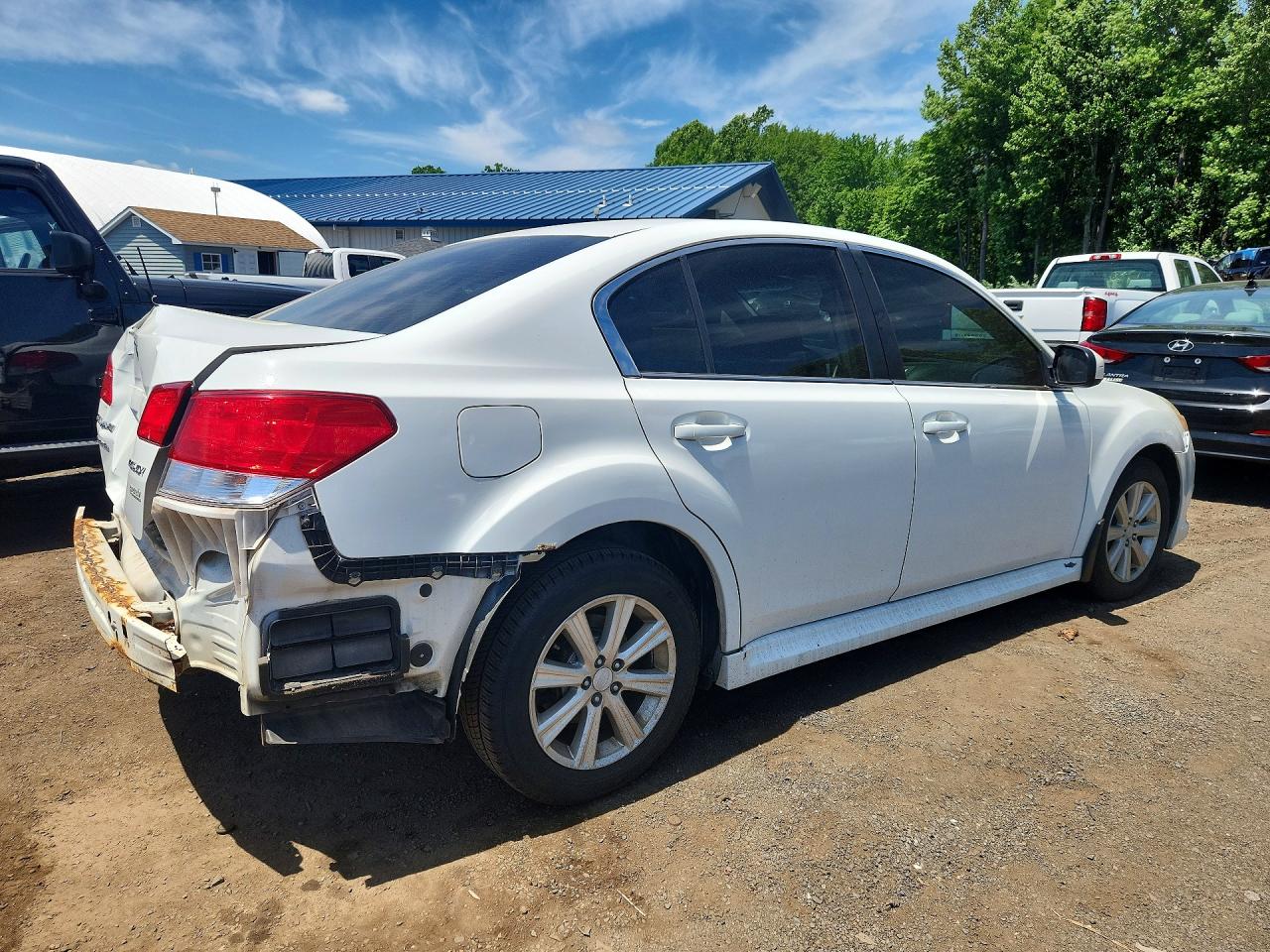 2012 Subaru Legacy 2.5i Premium White vin: 4S3BMBC64C3008095