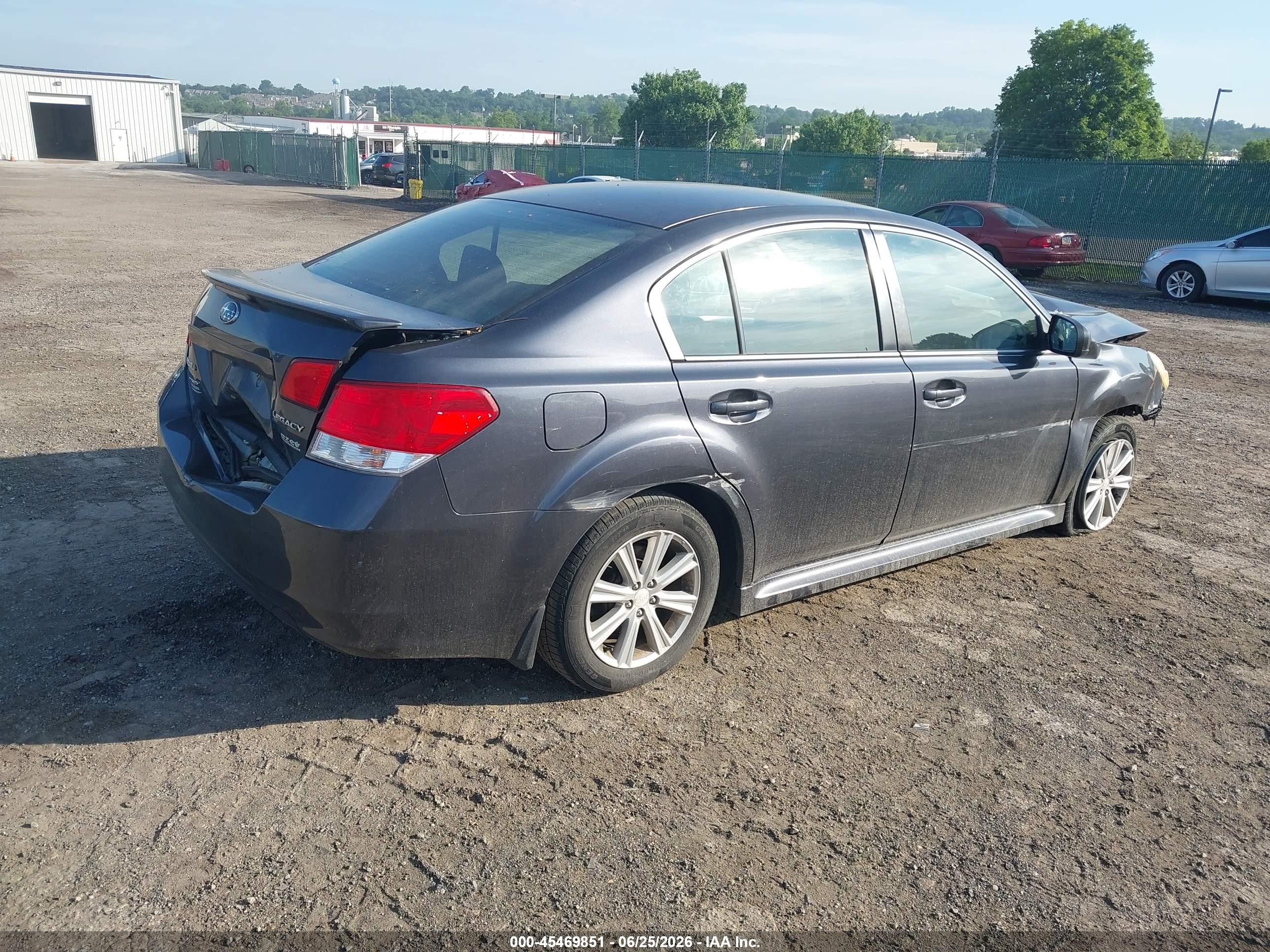 2012 Subaru Legacy 2.5i Premium Gray vin: 4S3BMBC64C3021915