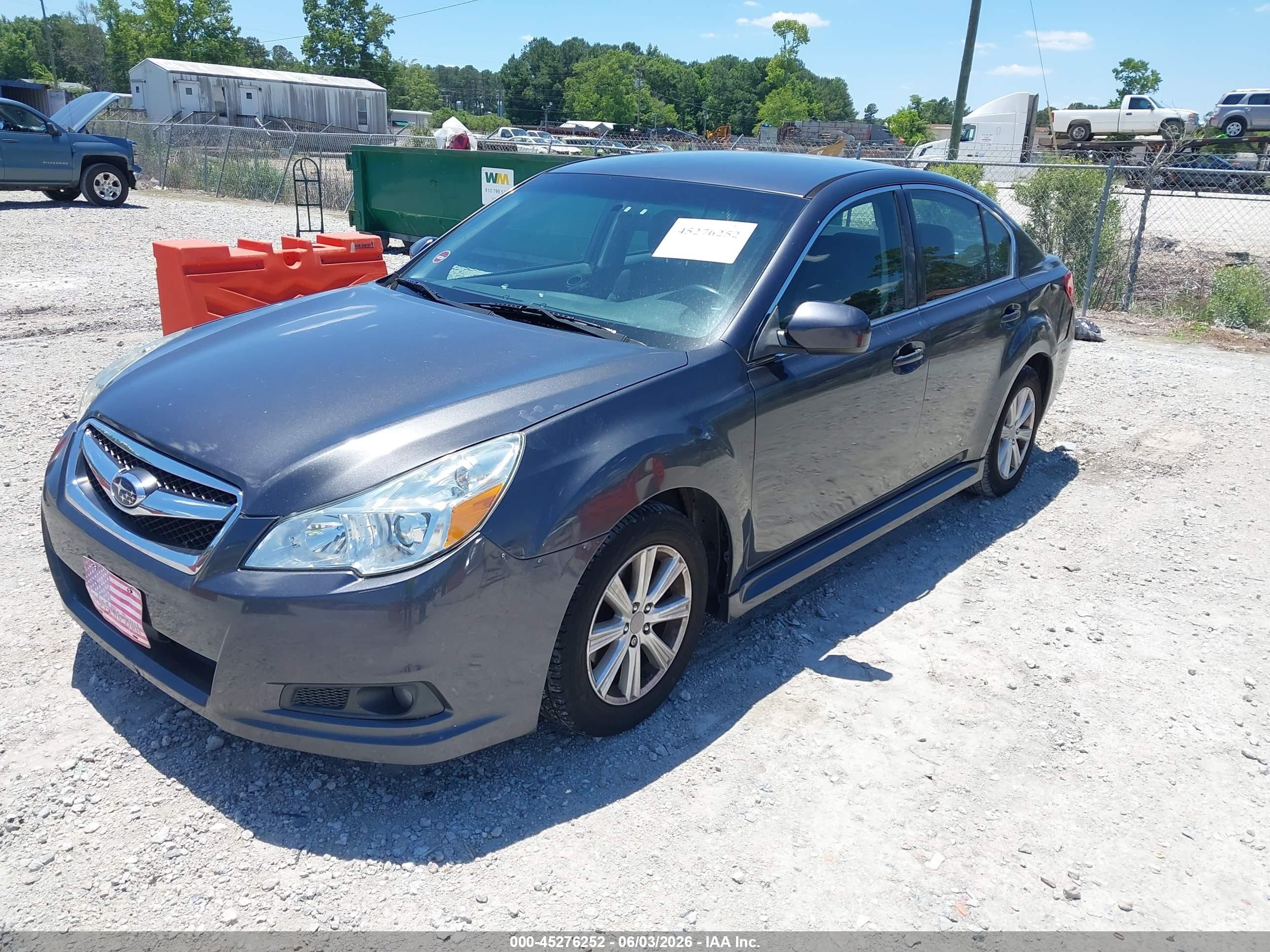2012 Subaru Legacy 2.5i Premium Gray vin: 4S3BMBC64C3023938
