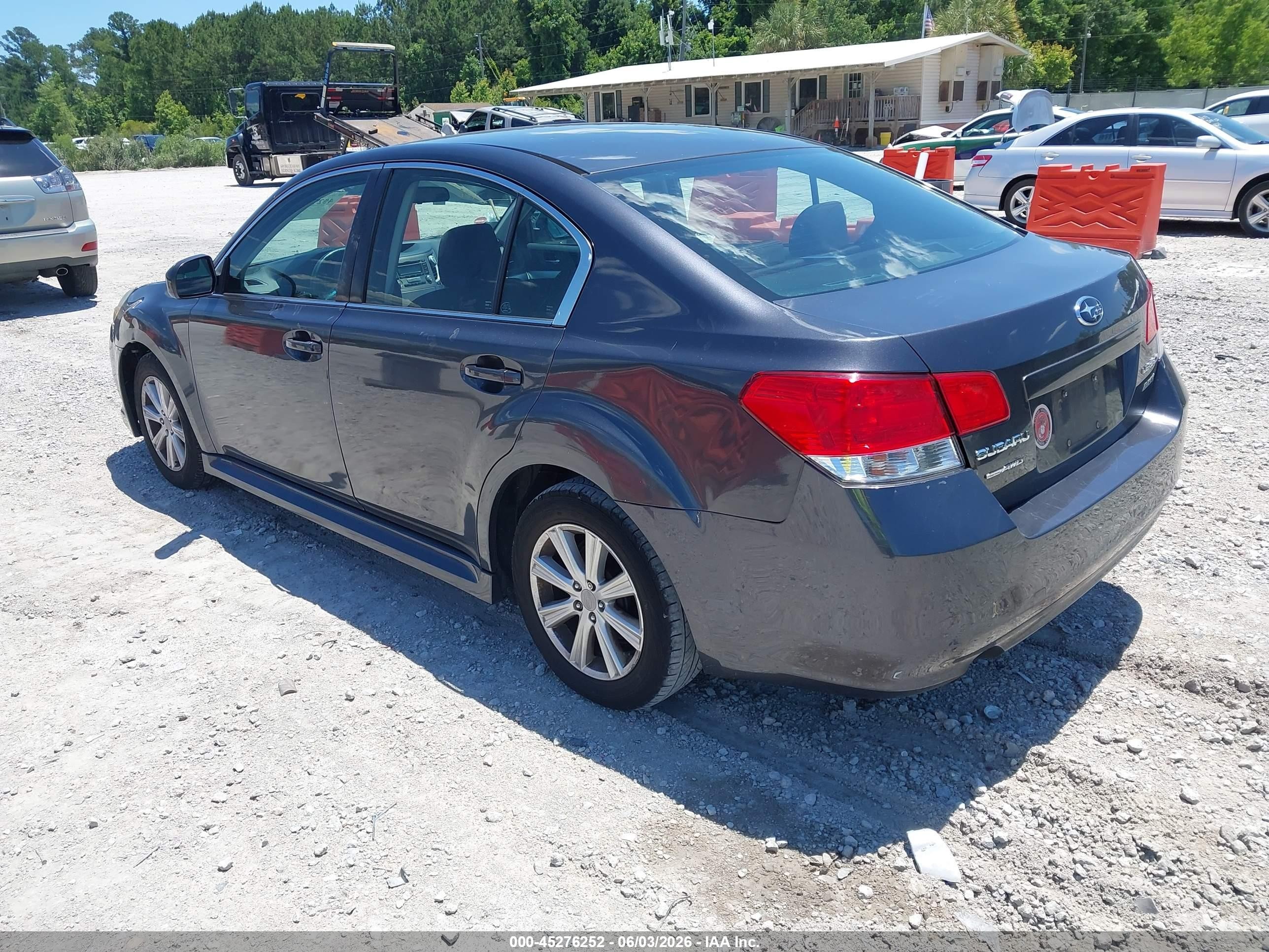 2012 Subaru Legacy 2.5i Premium Gray vin: 4S3BMBC64C3023938