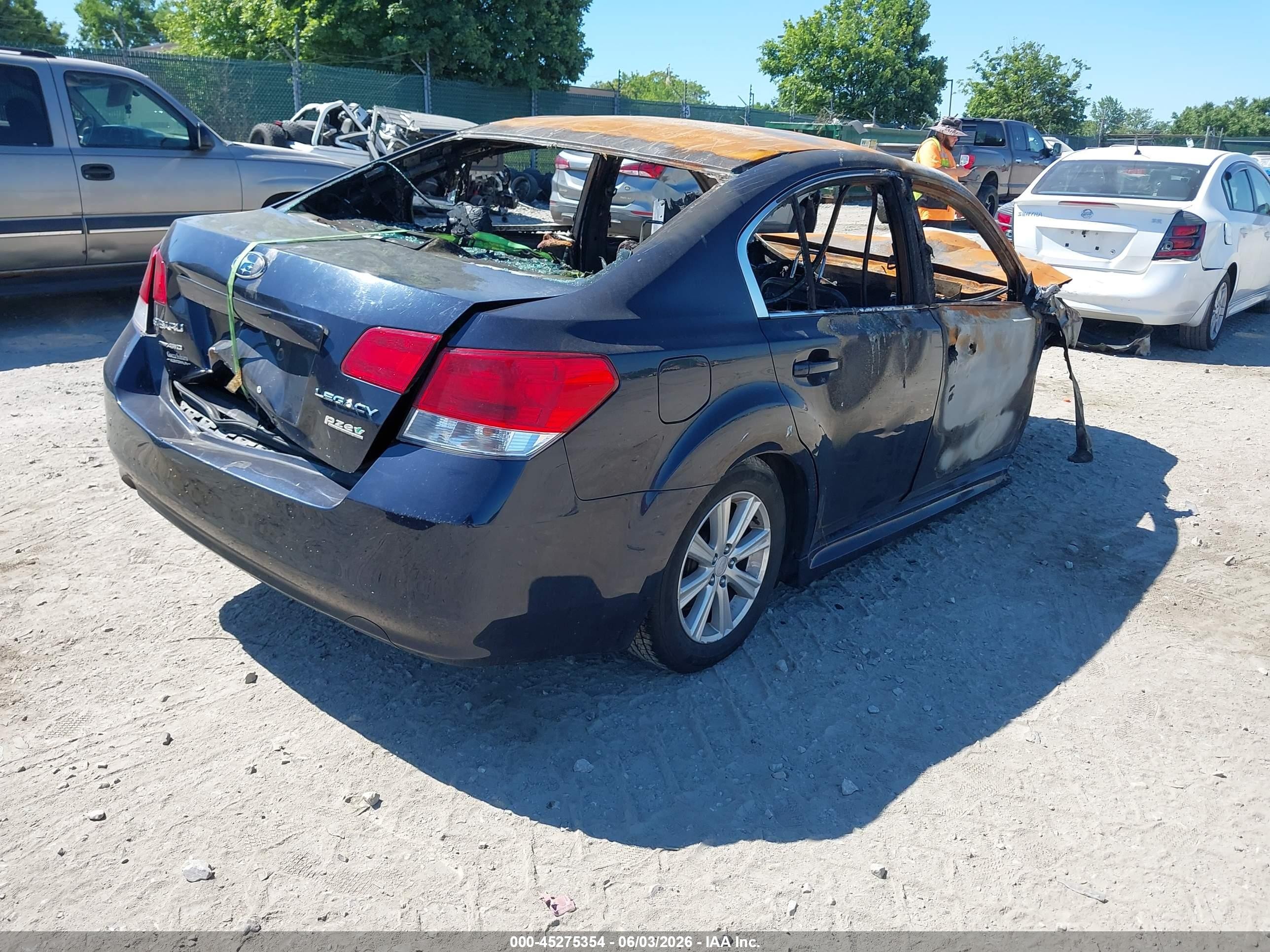 2012 Subaru Legacy 2.5i Premium Dark Blue vin: 4S3BMBC64C3032624