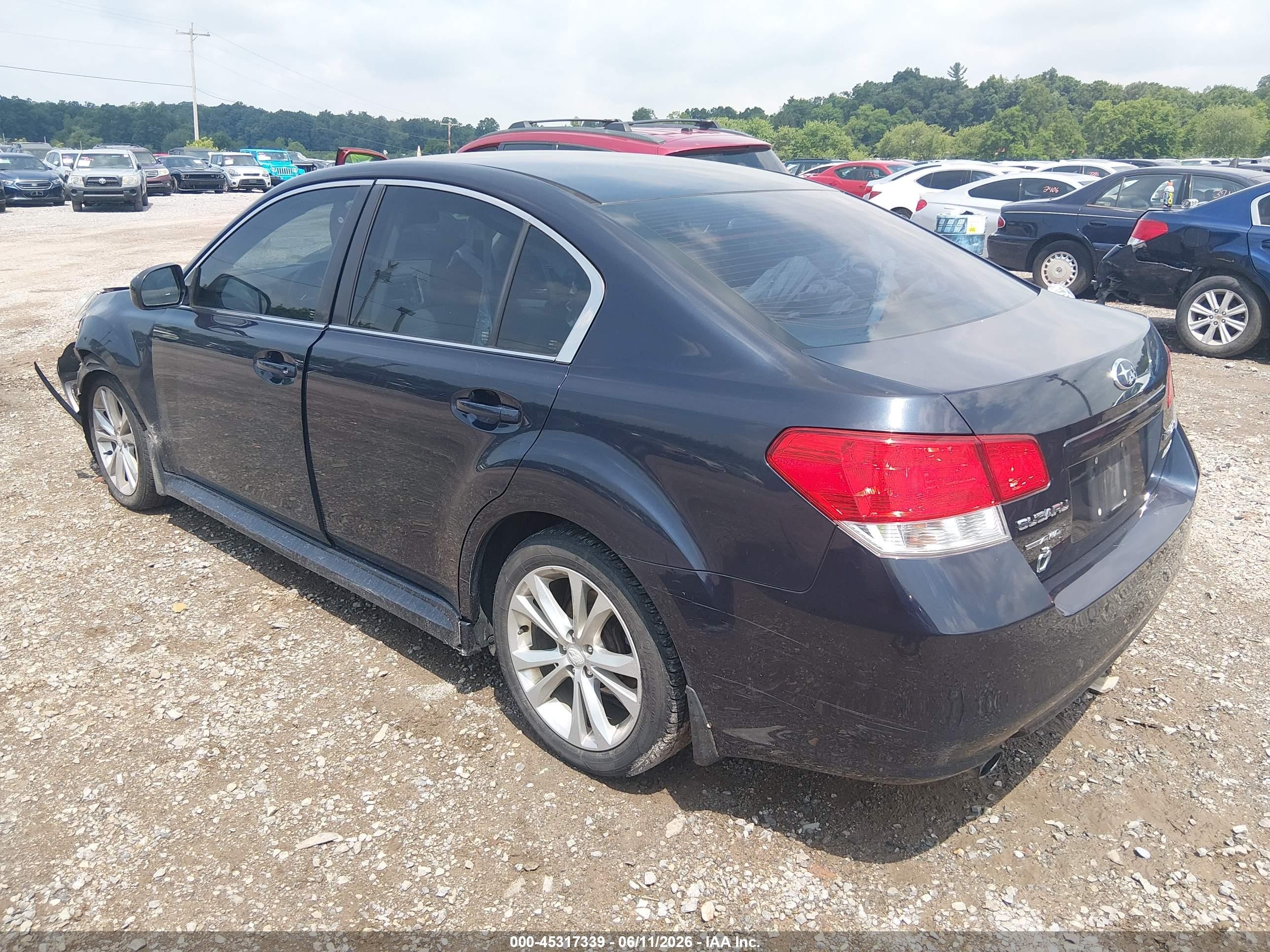 2013 Subaru Legacy 2.5i Premium Blue vin: 4S3BMBC64D3016666