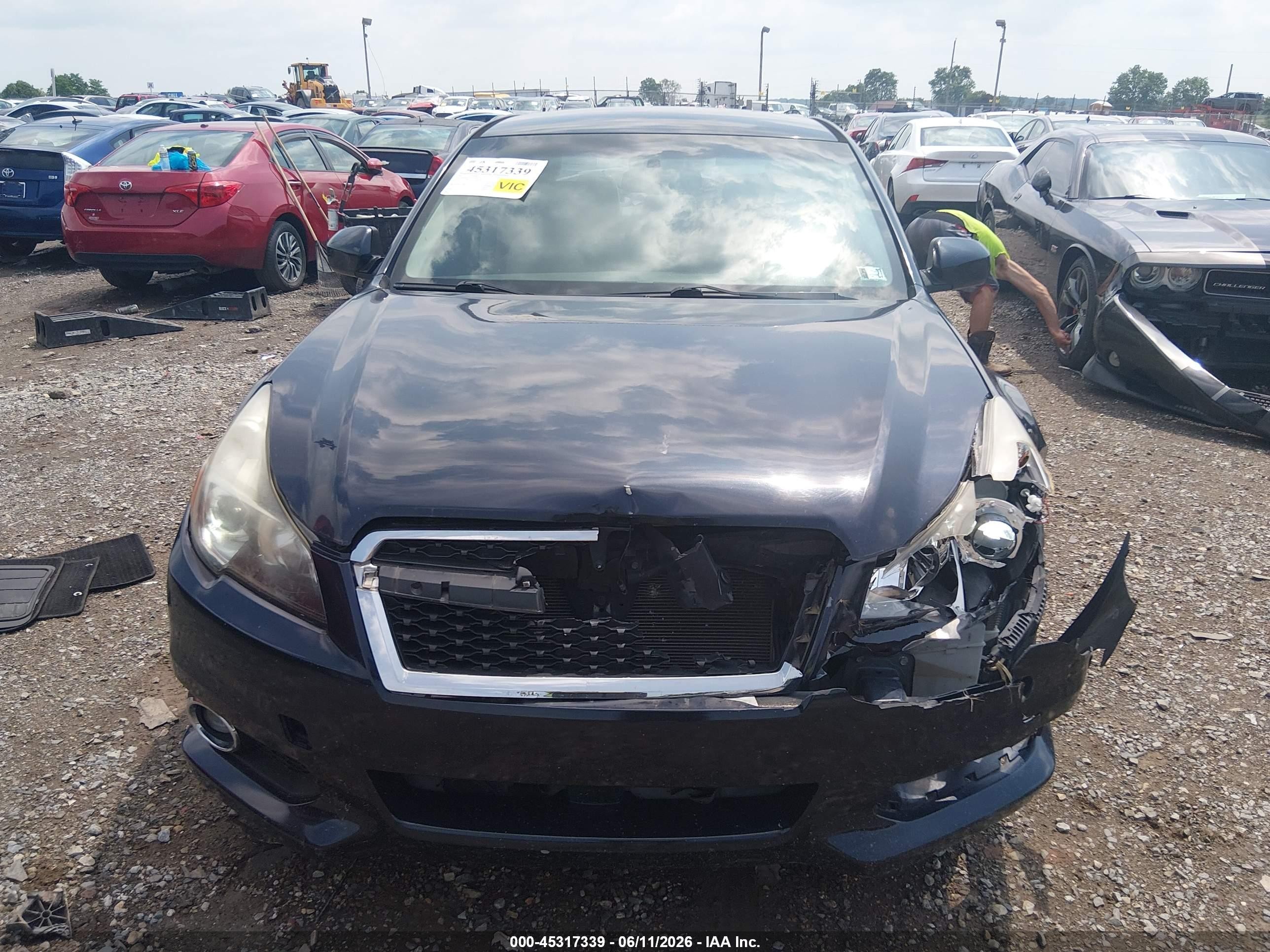 2013 Subaru Legacy 2.5i Premium Blue vin: 4S3BMBC64D3016666