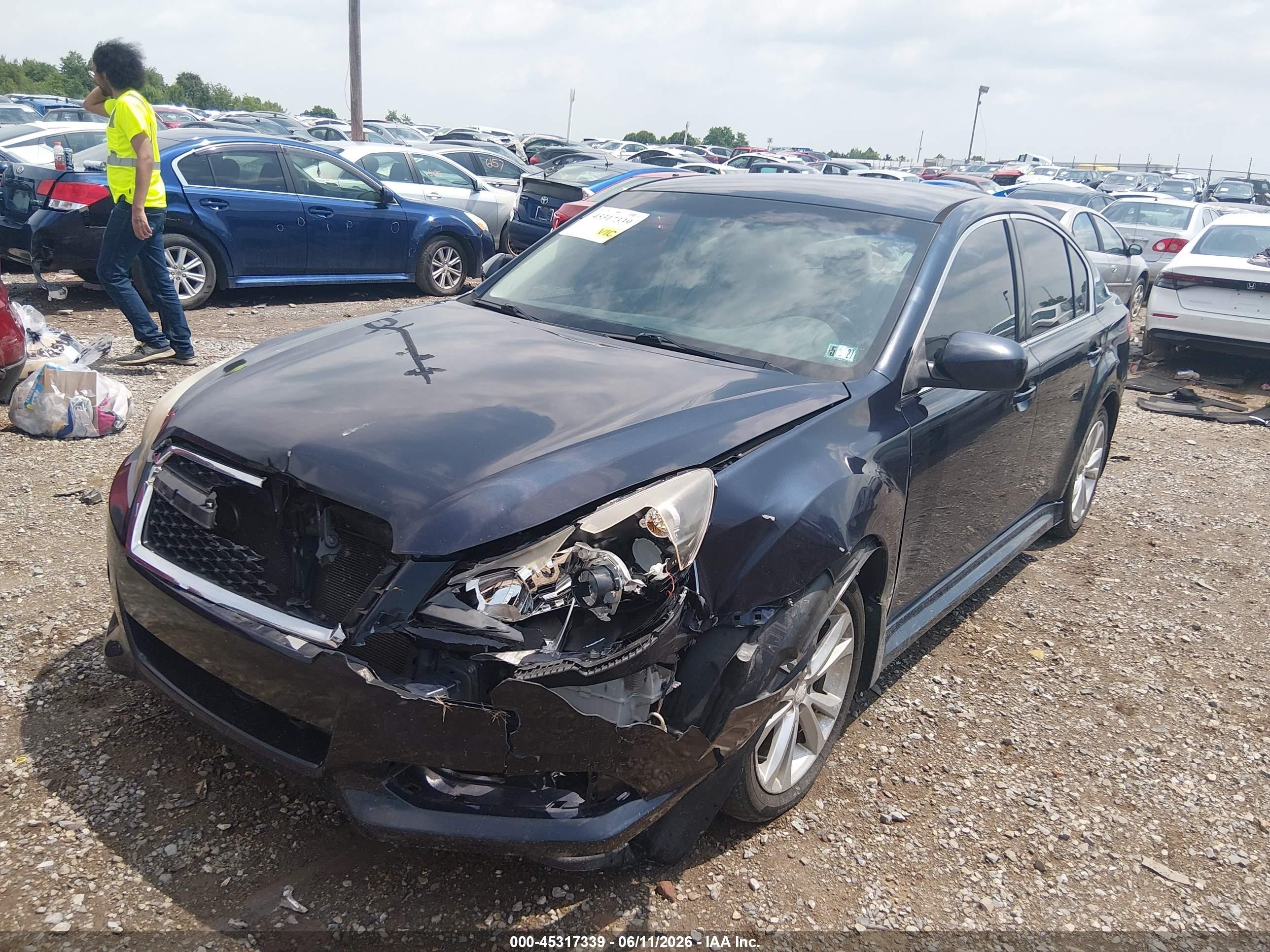 2013 Subaru Legacy 2.5i Premium Blue vin: 4S3BMBC64D3016666