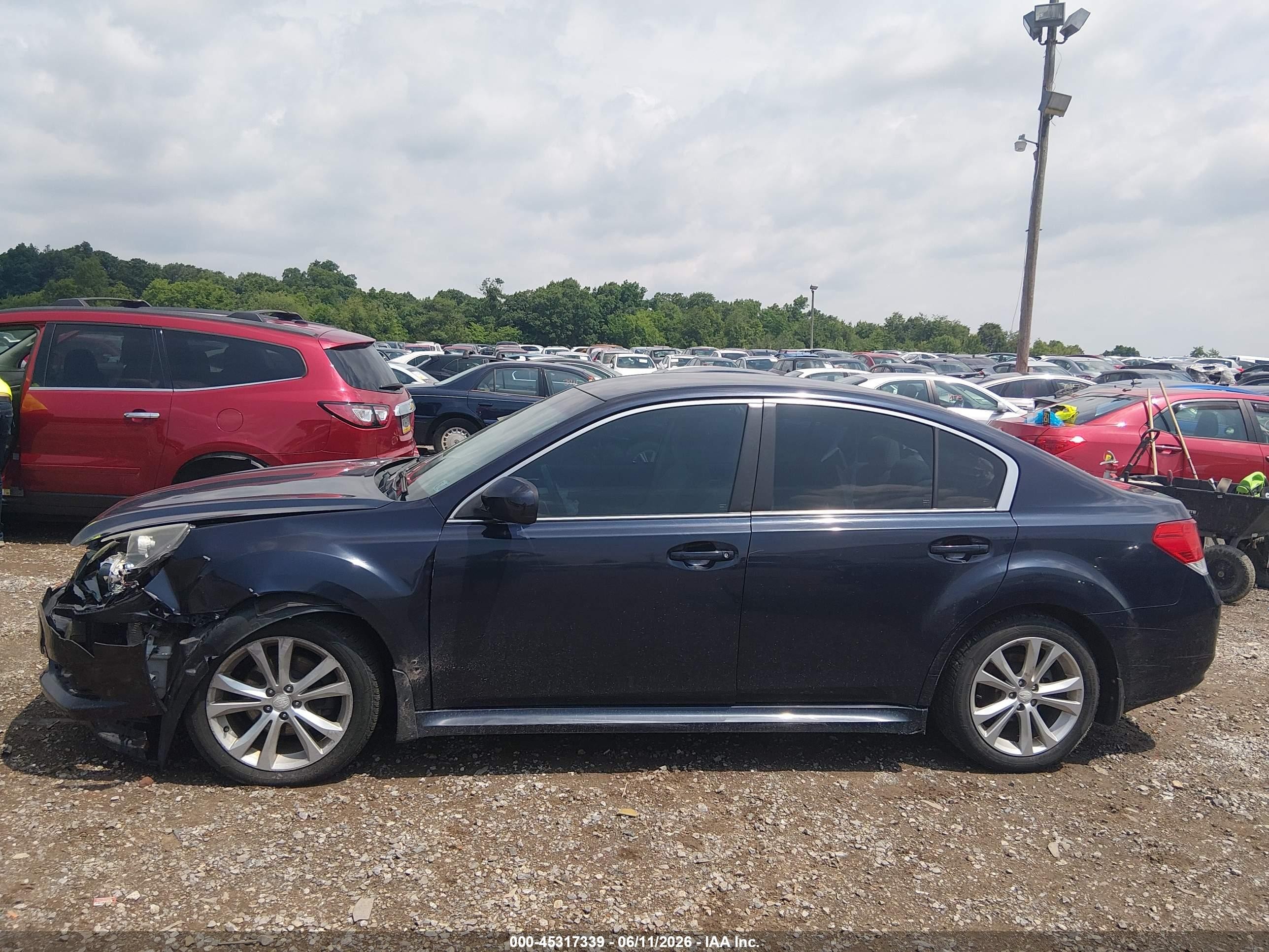 2013 Subaru Legacy 2.5i Premium Blue vin: 4S3BMBC64D3016666