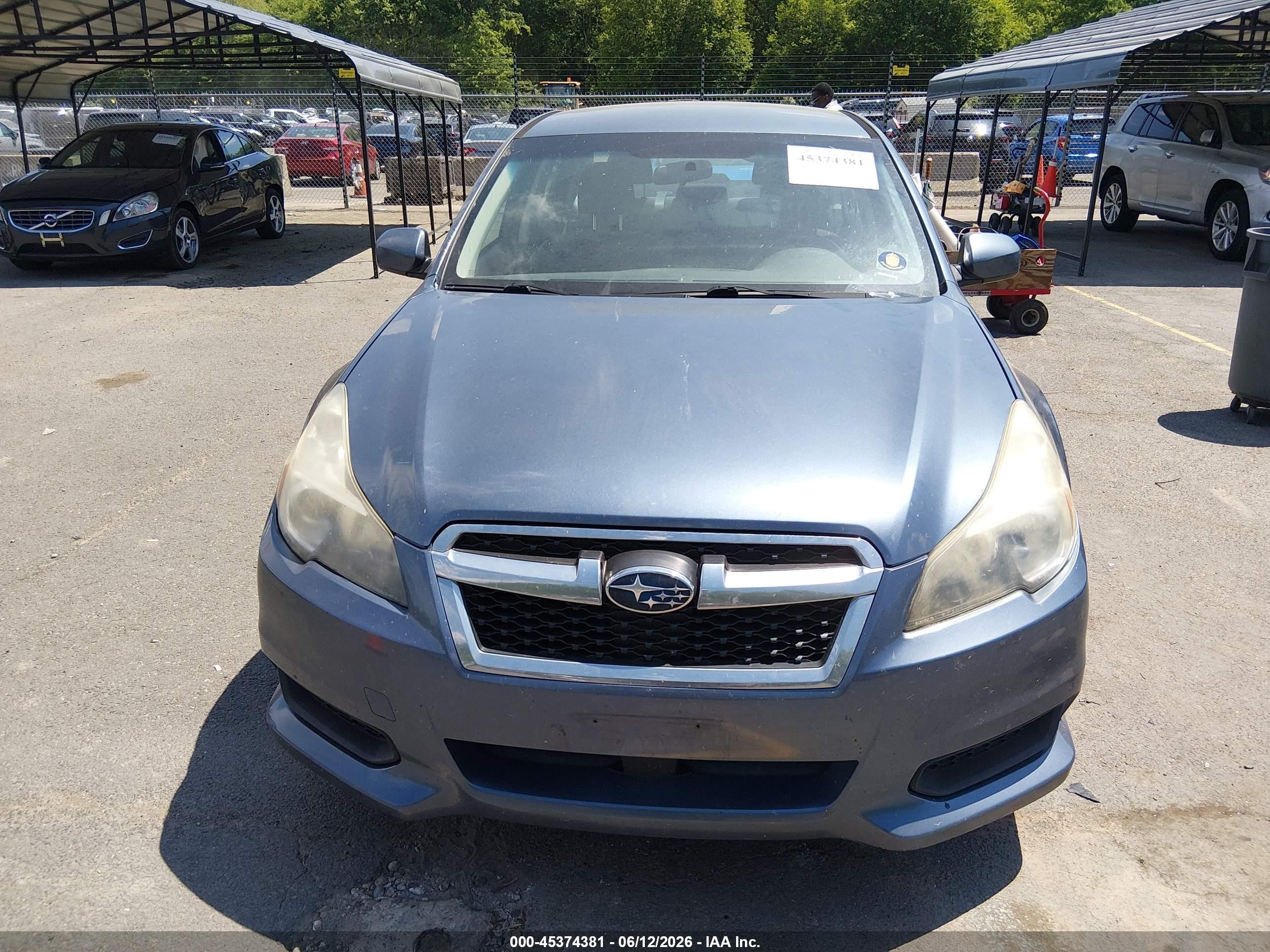 2013 Subaru Legacy 2.5i Premium Blue vin: 4S3BMBC64D3044838