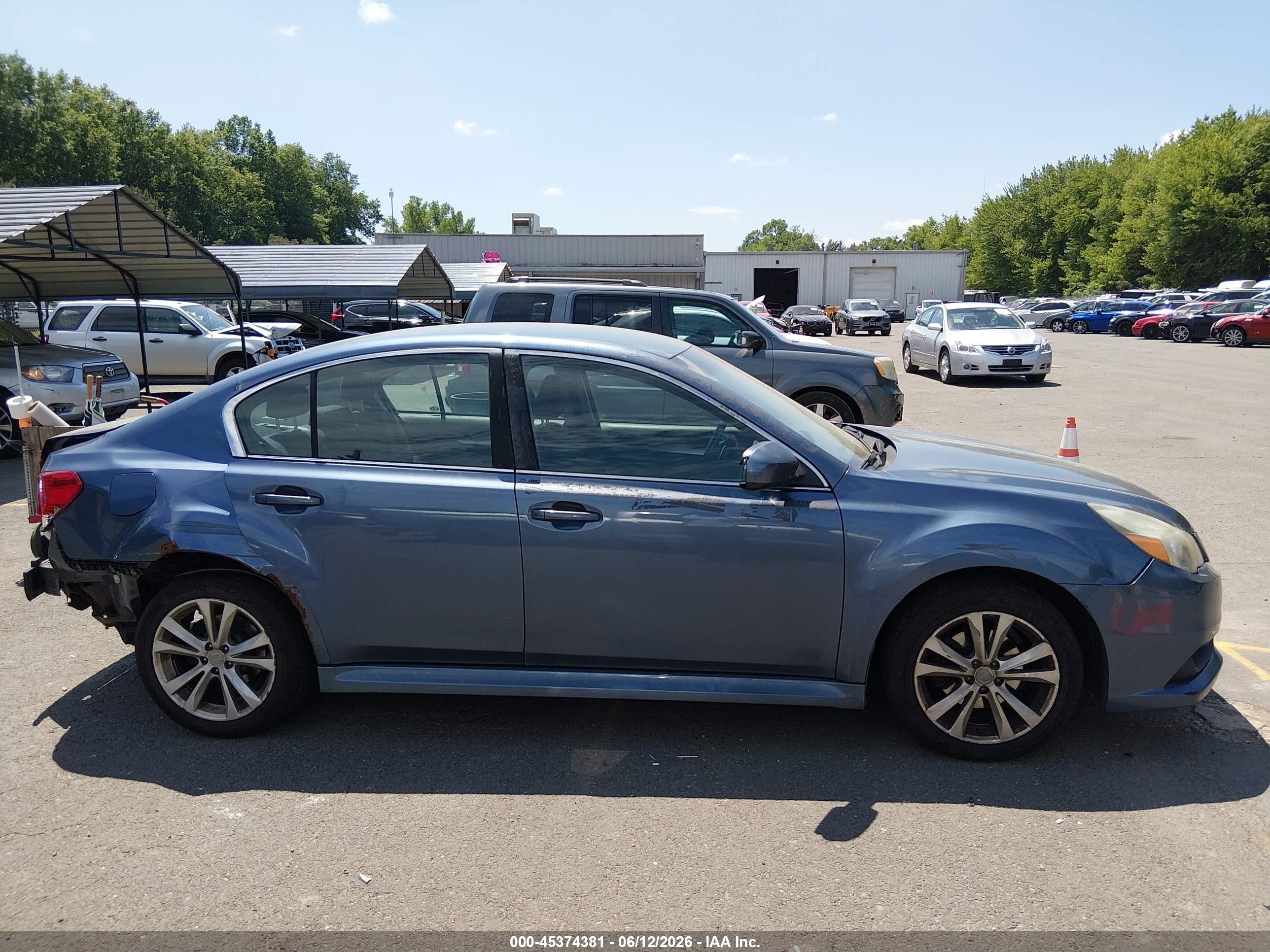 2013 Subaru Legacy 2.5i Premium Blue vin: 4S3BMBC64D3044838