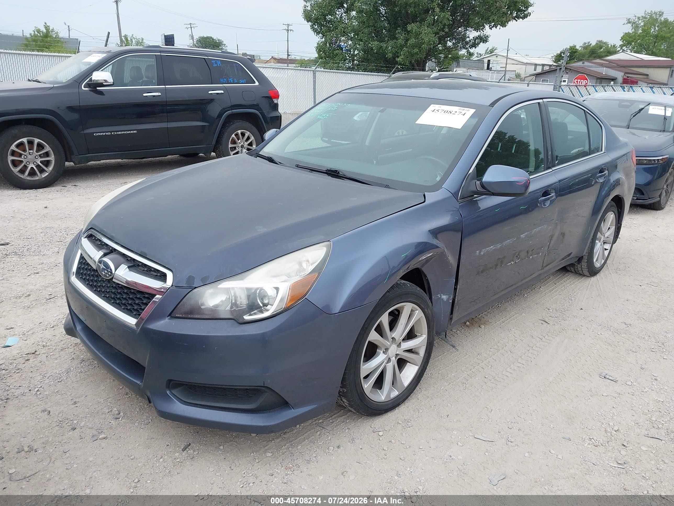2014 Subaru Legacy 2.5i Premium Синий vin: 4S3BMBC64E3023666