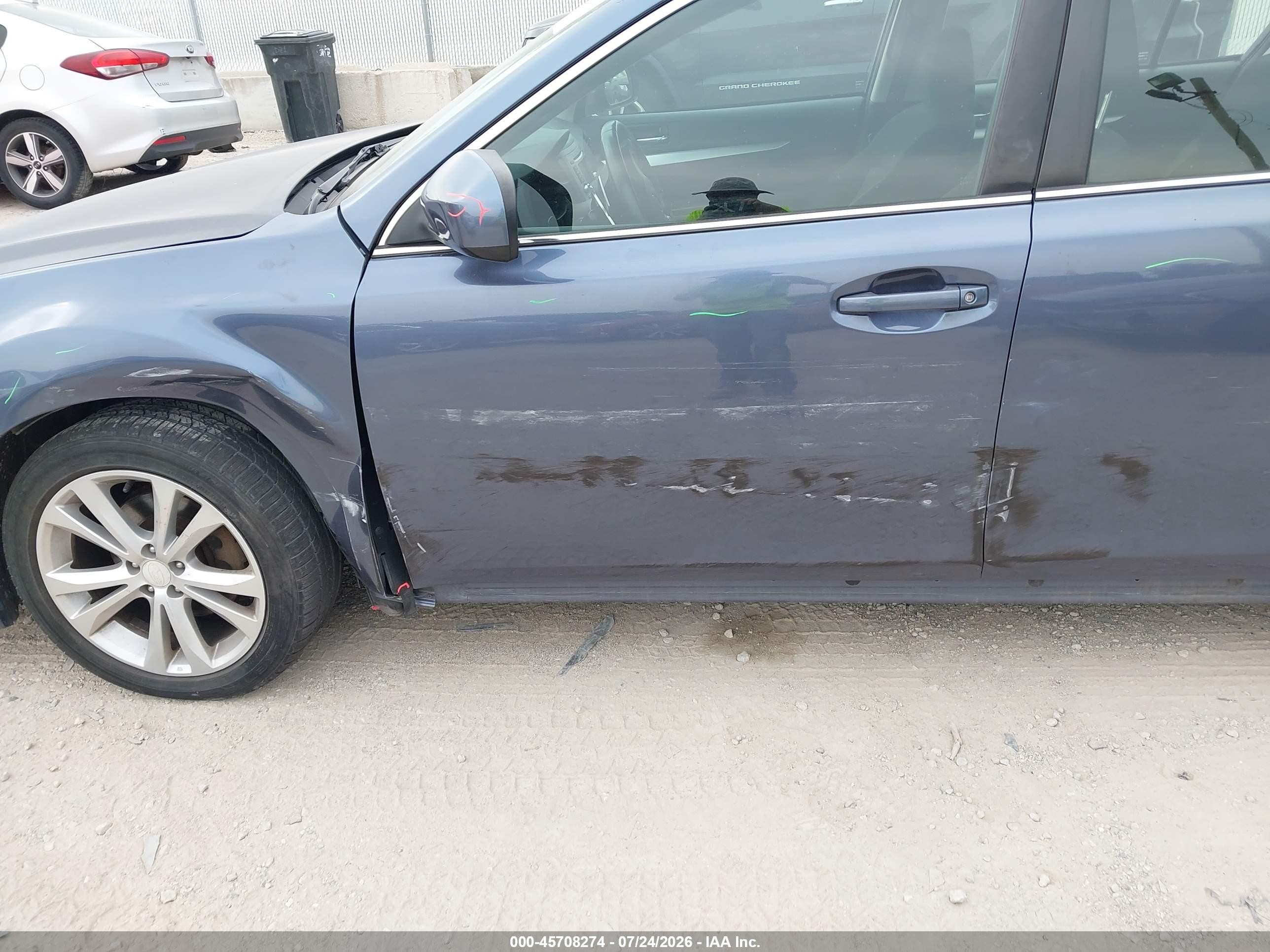 2014 Subaru Legacy 2.5i Premium Синий vin: 4S3BMBC64E3023666