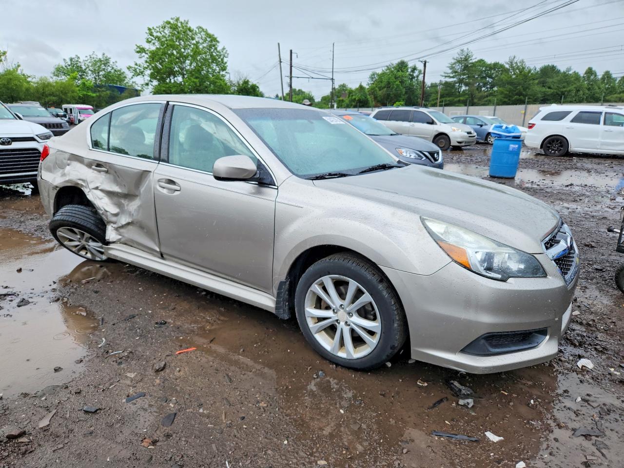 2014 Subaru Legacy 2.5i Premium Beige vin: 4S3BMBC64E3033422