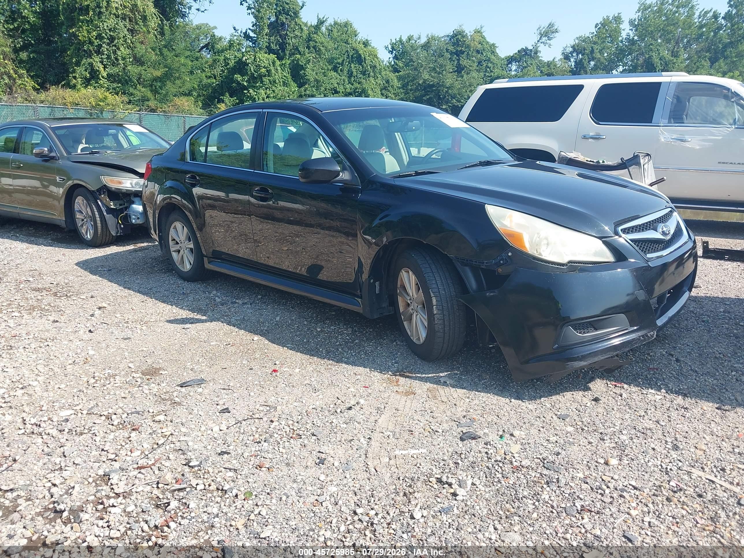 2011 Subaru Legacy 2.5i Premium Black vin: 4S3BMBC65B3229543
