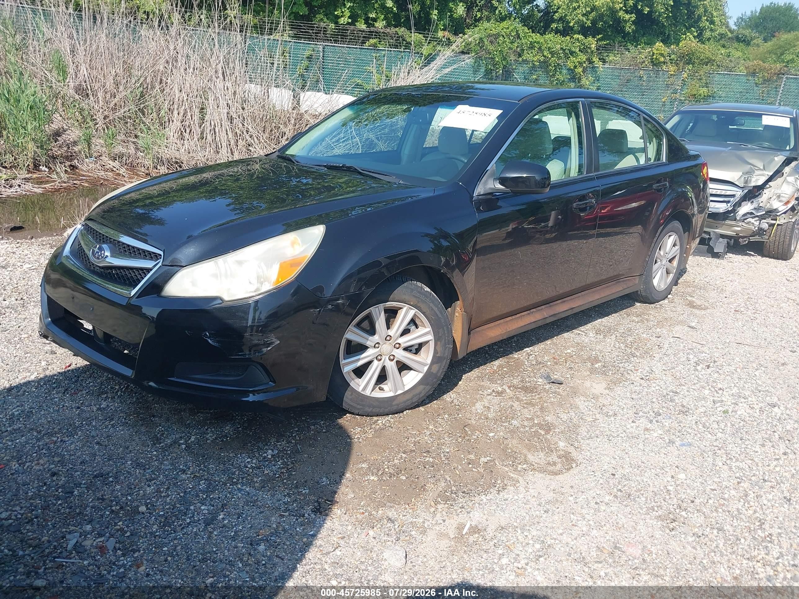 2011 Subaru Legacy 2.5i Premium Черный vin: 4S3BMBC65B3229543
