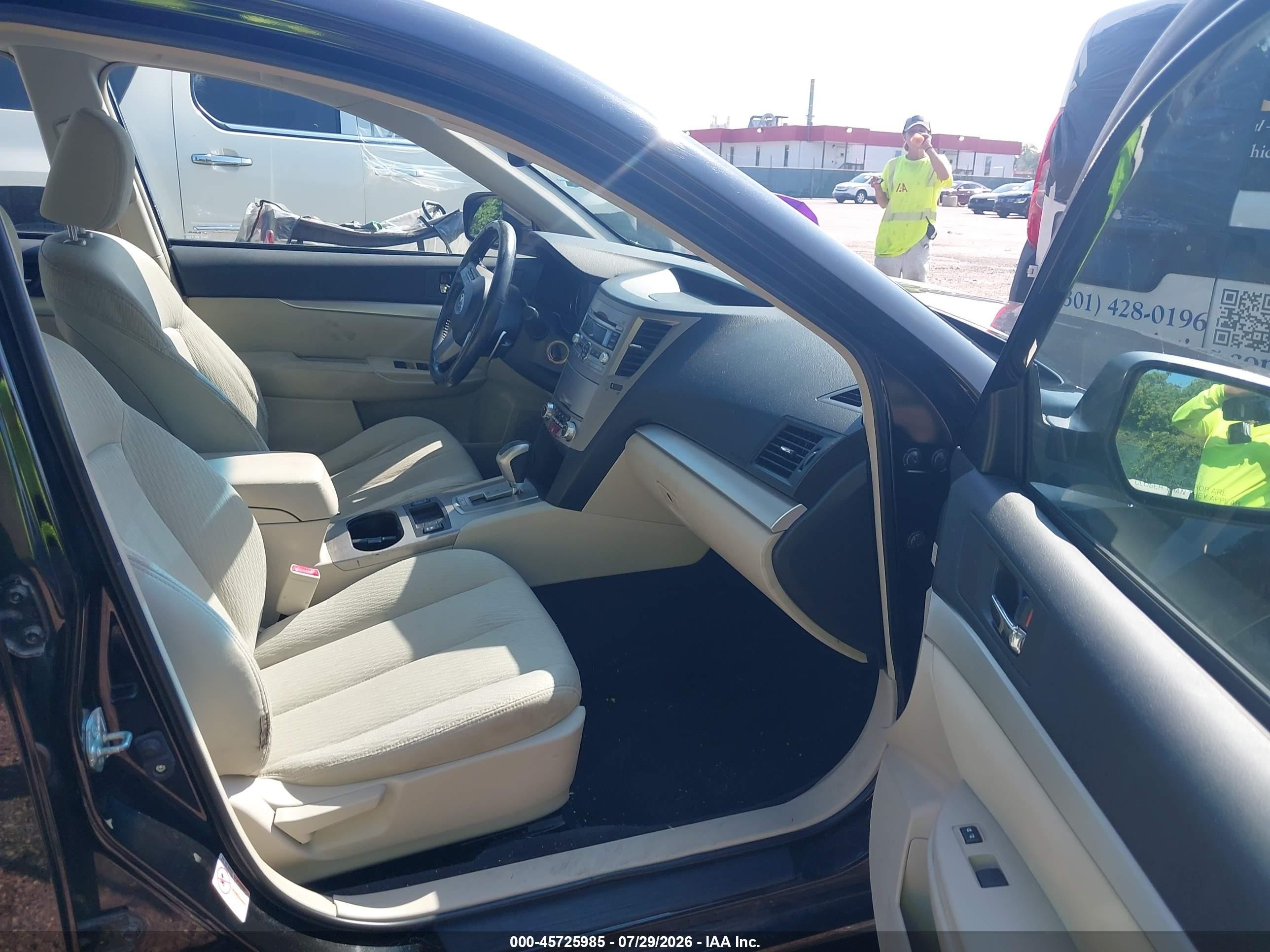 2011 Subaru Legacy 2.5i Premium Черный vin: 4S3BMBC65B3229543
