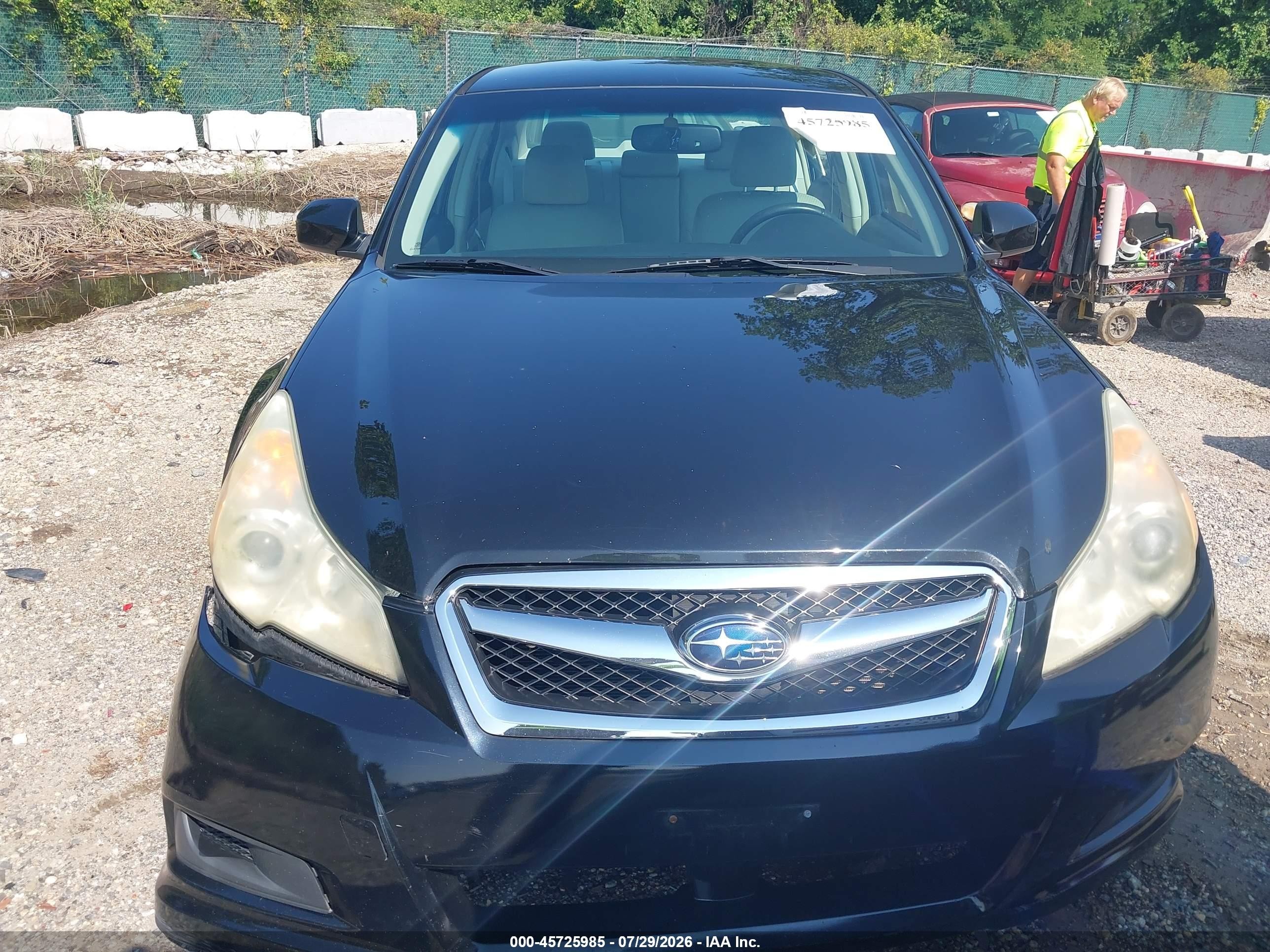 2011 Subaru Legacy 2.5i Premium Черный vin: 4S3BMBC65B3229543