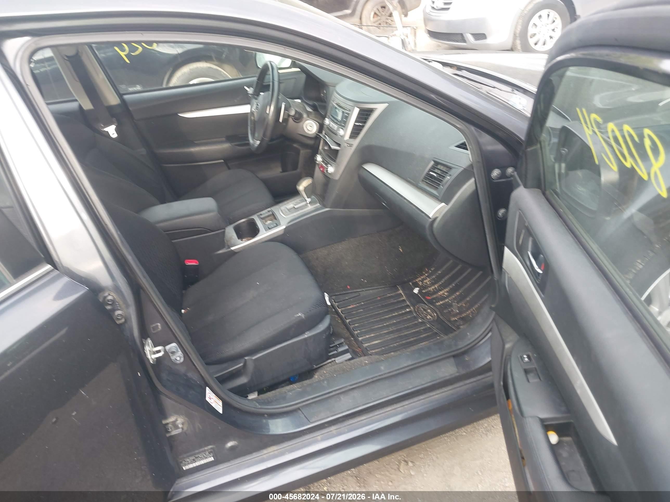 2012 Subaru Legacy 2.5i Premium Серый vin: 4S3BMBC65C3024158