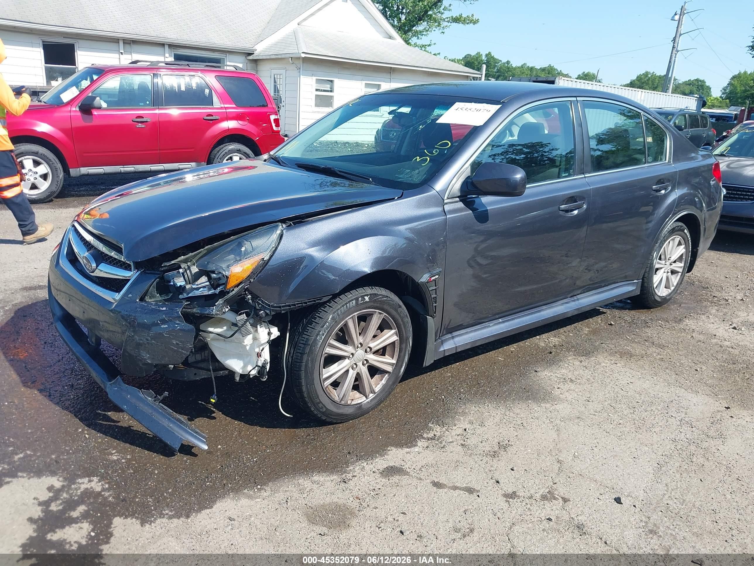 2012 Subaru Legacy 2.5i Premium Gray vin: 4S3BMBC65C3032289