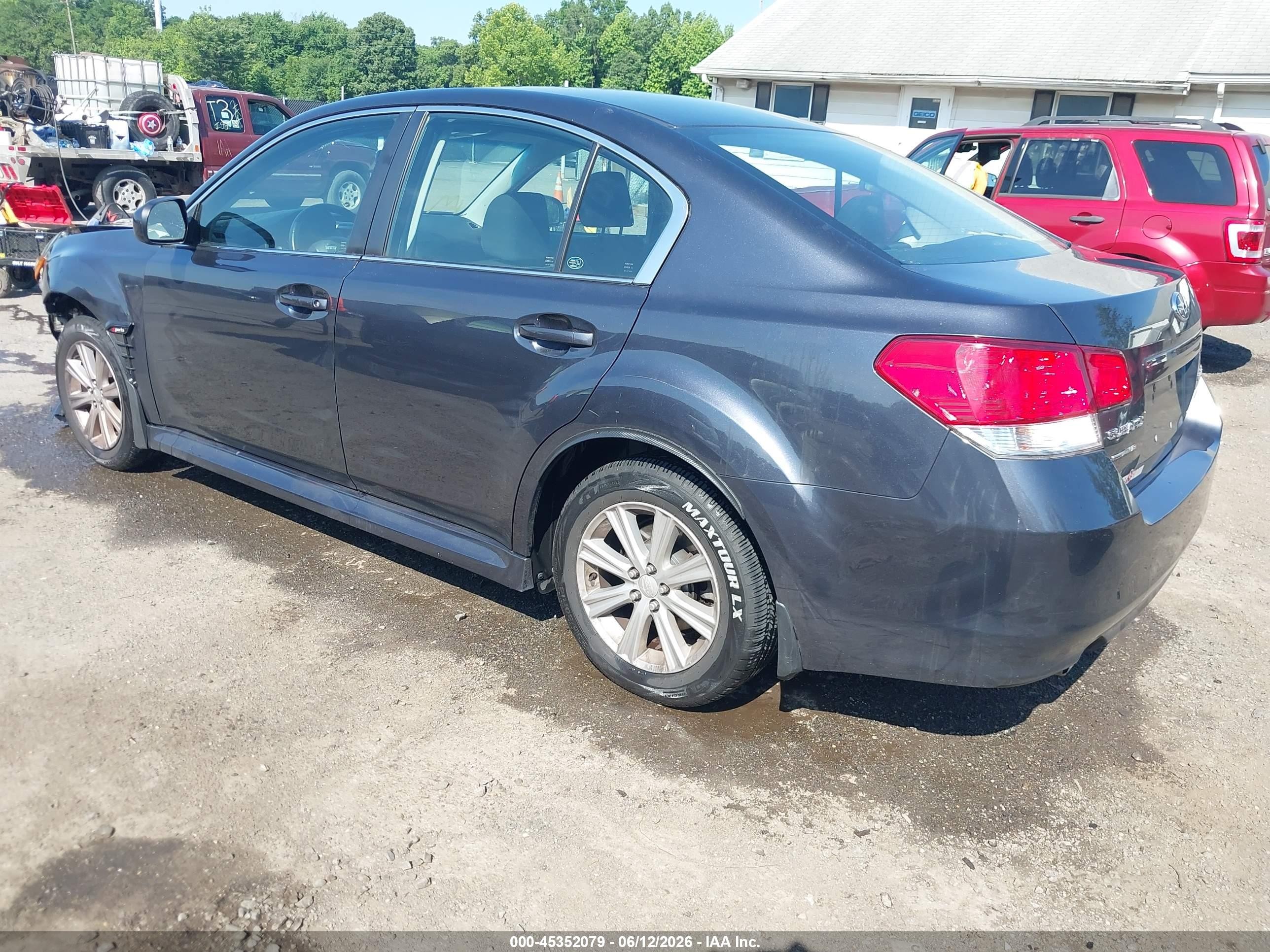 2012 Subaru Legacy 2.5i Premium Gray vin: 4S3BMBC65C3032289