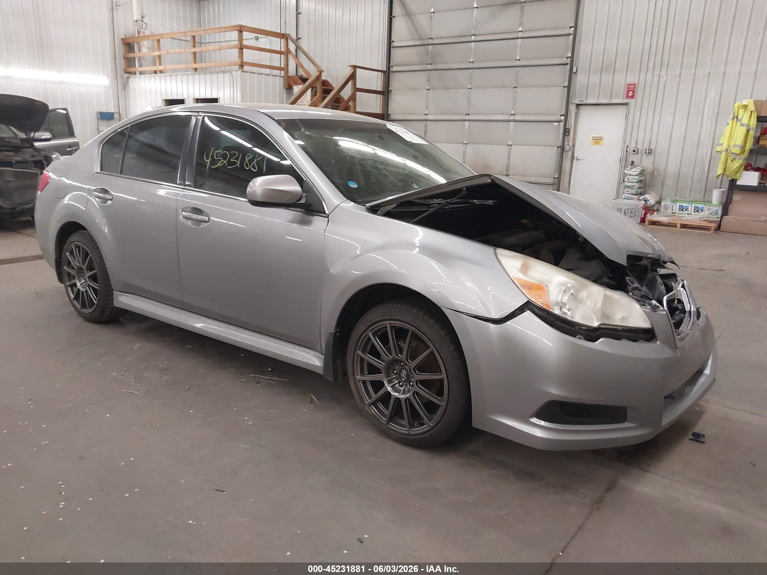 2011 Subaru Legacy 2.5i Premium Gray vin: 4S3BMBC66B3254659