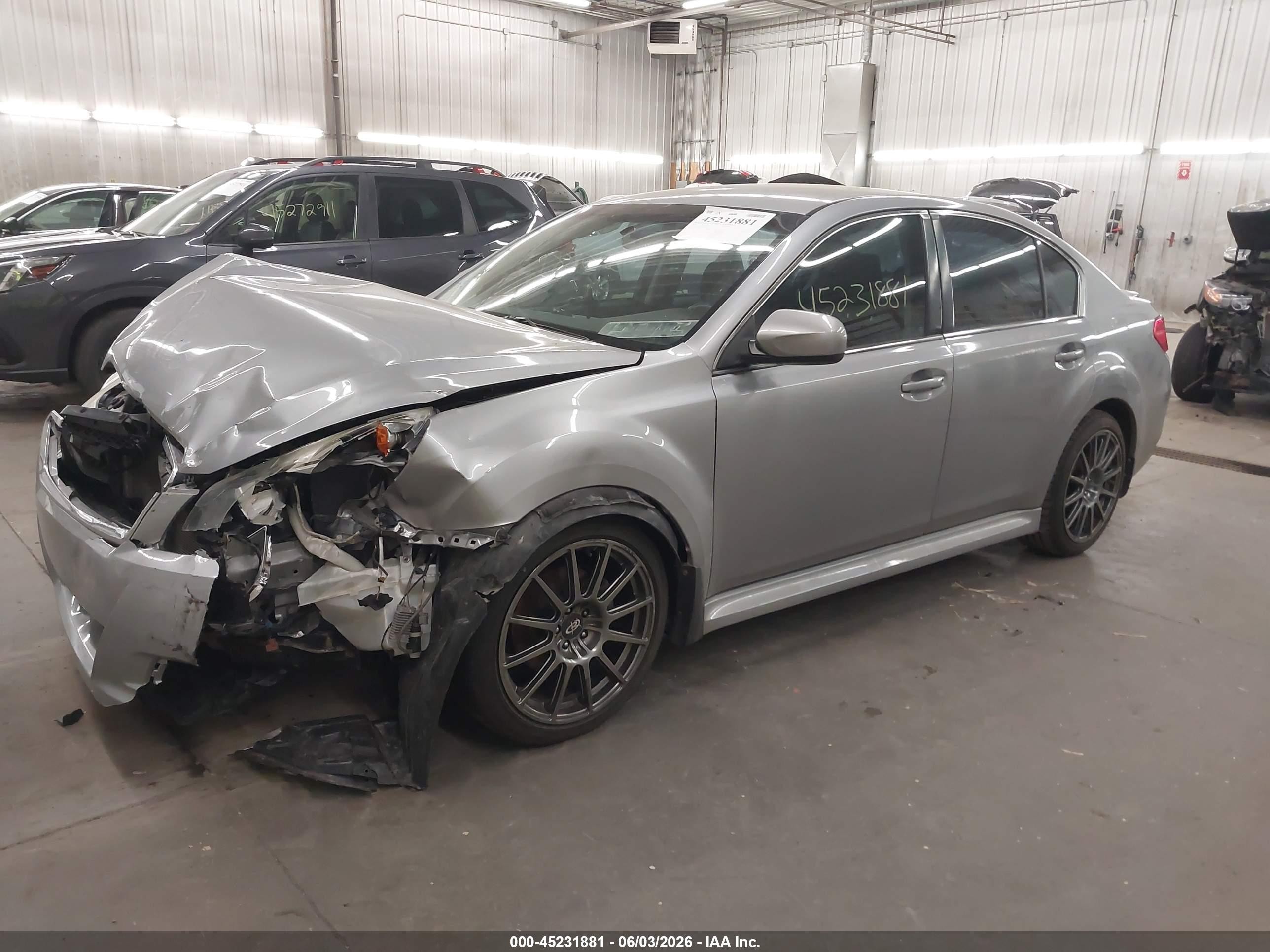 2011 Subaru Legacy 2.5i Premium Gray vin: 4S3BMBC66B3254659