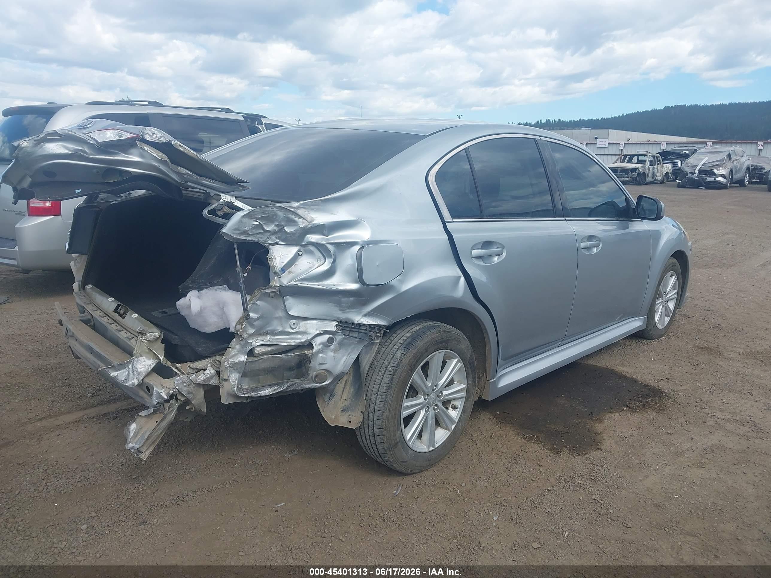 2012 Subaru Legacy 2.5i Premium Silver vin: 4S3BMBC66C3026128