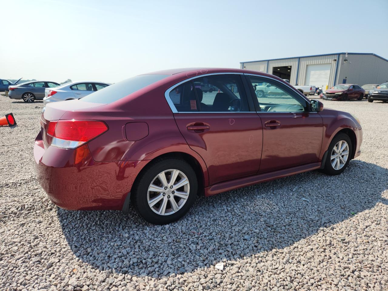 2012 Subaru Legacy 2.5i Premium Red vin: 4S3BMBC66C3040627