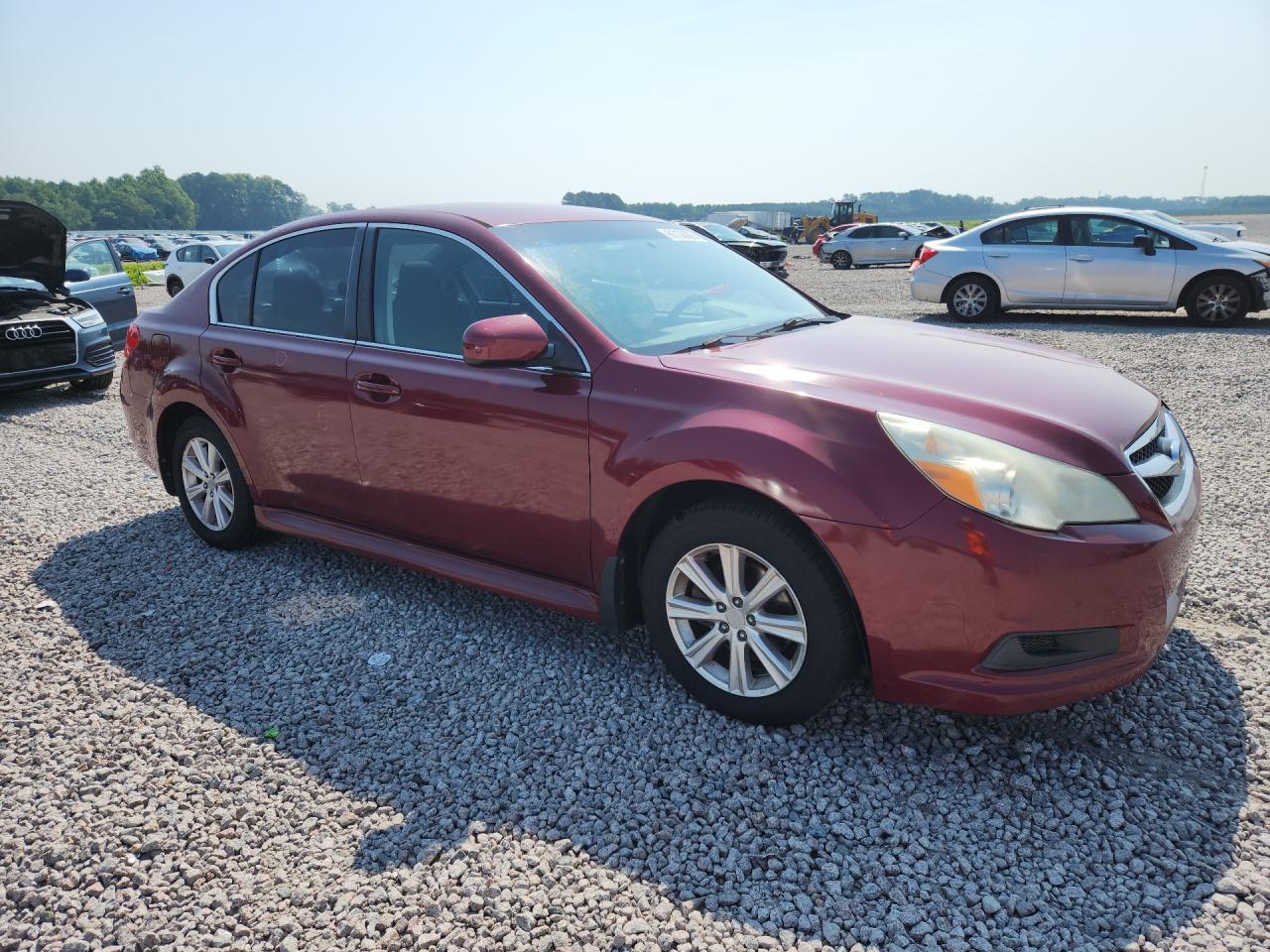 2012 Subaru Legacy 2.5i Premium Red vin: 4S3BMBC66C3040627