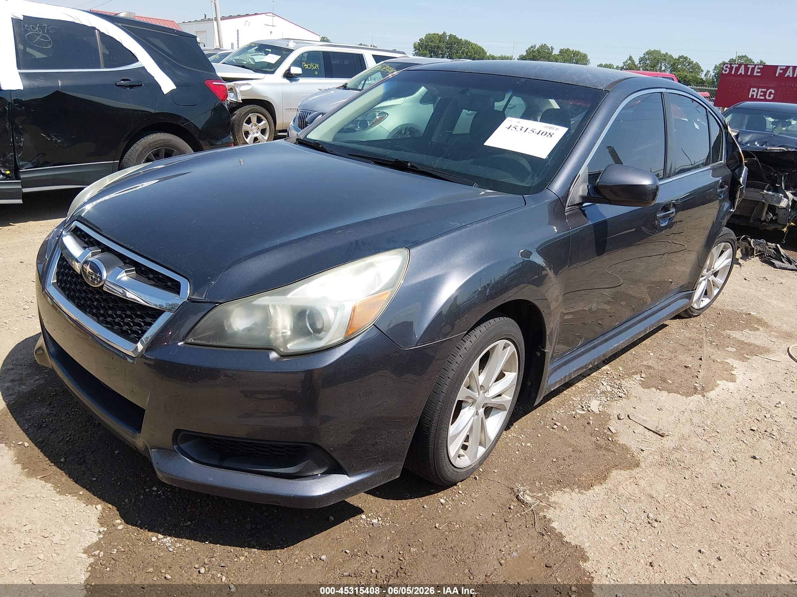 2013 Subaru Legacy 2.5i Premium Gray vin: 4S3BMBC66D3015549