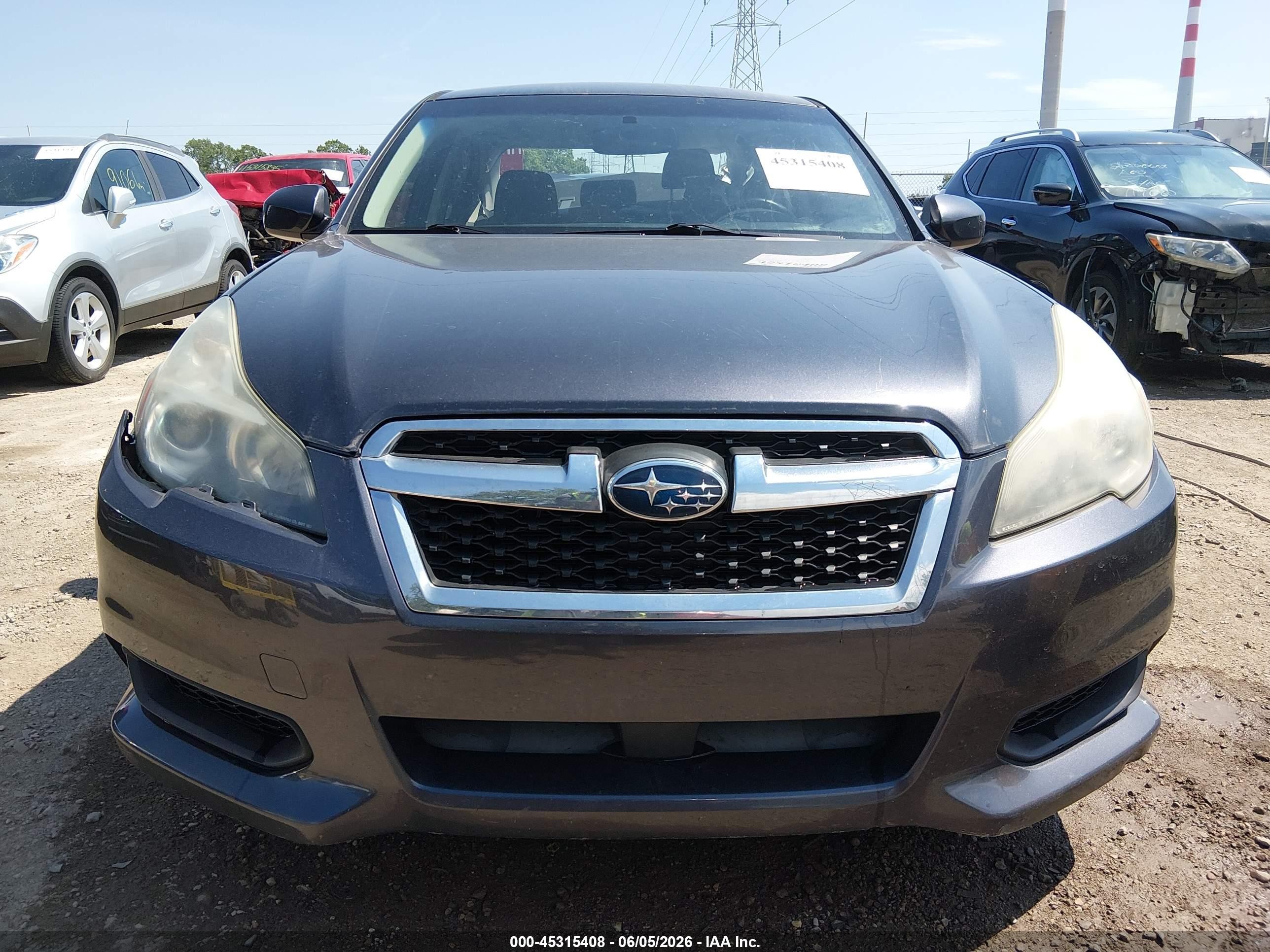 2013 Subaru Legacy 2.5i Premium Gray vin: 4S3BMBC66D3015549