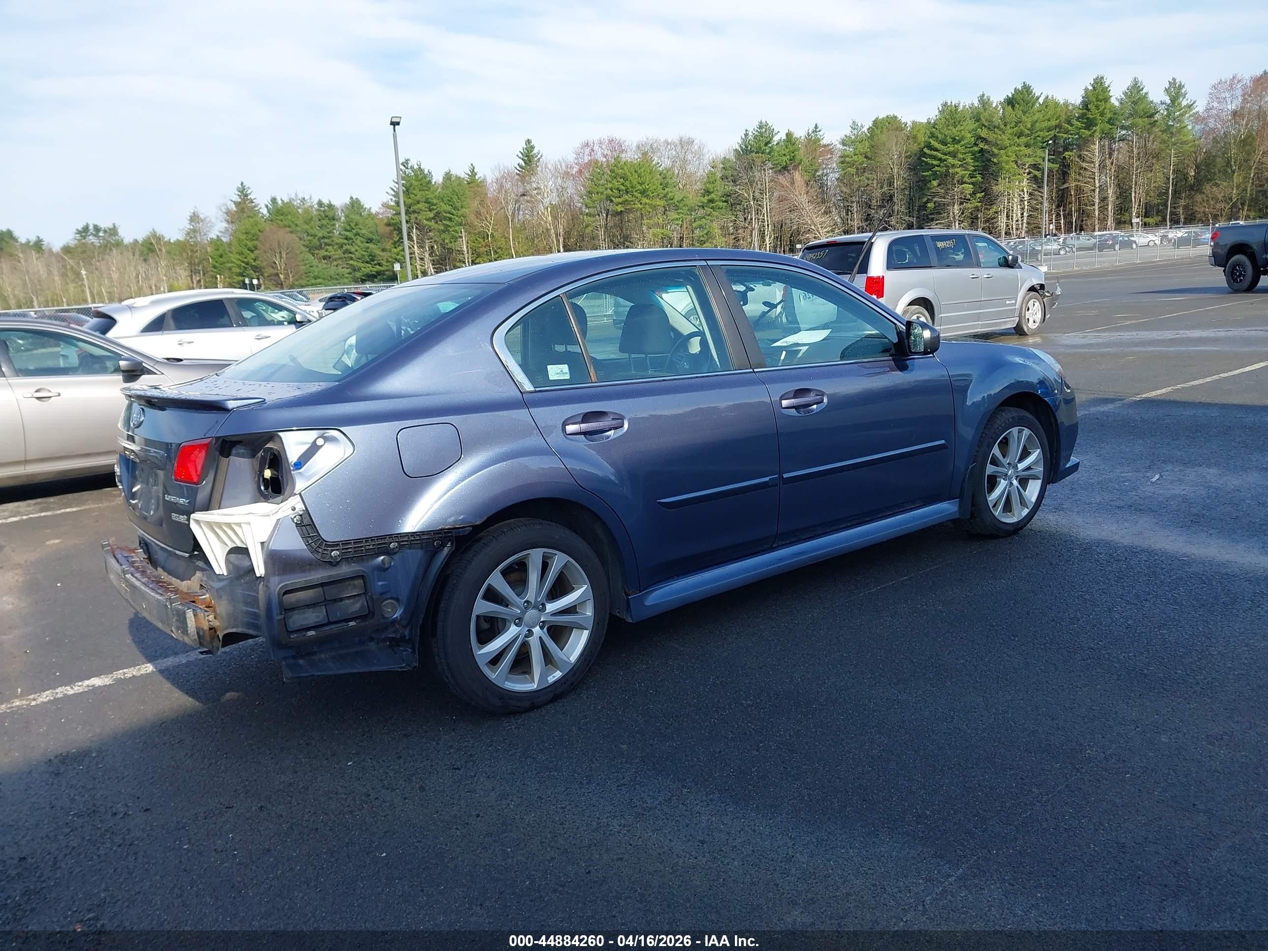 2013 Subaru Legacy 2.5i Premium Dark Blue vin: 4S3BMBC66D3026177