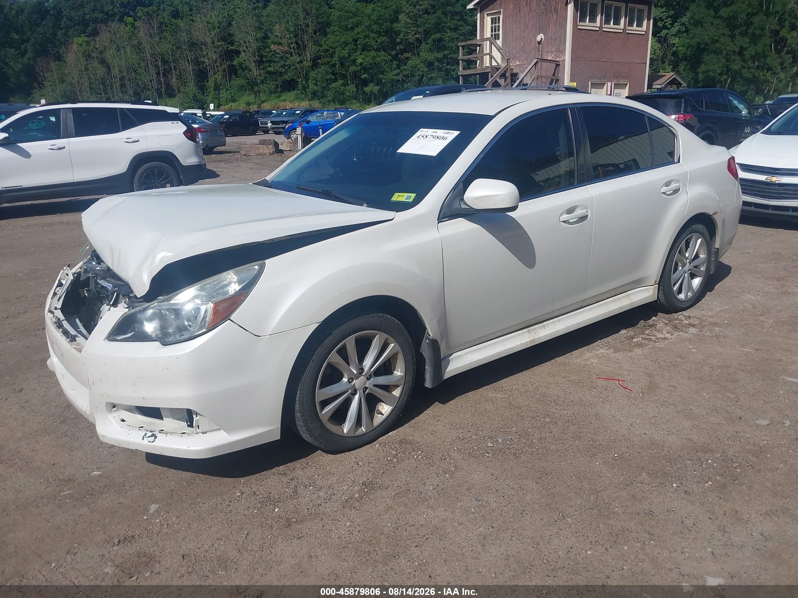 2013 Subaru Legacy 2.5i Premium White vin: 4S3BMBC66D3046834