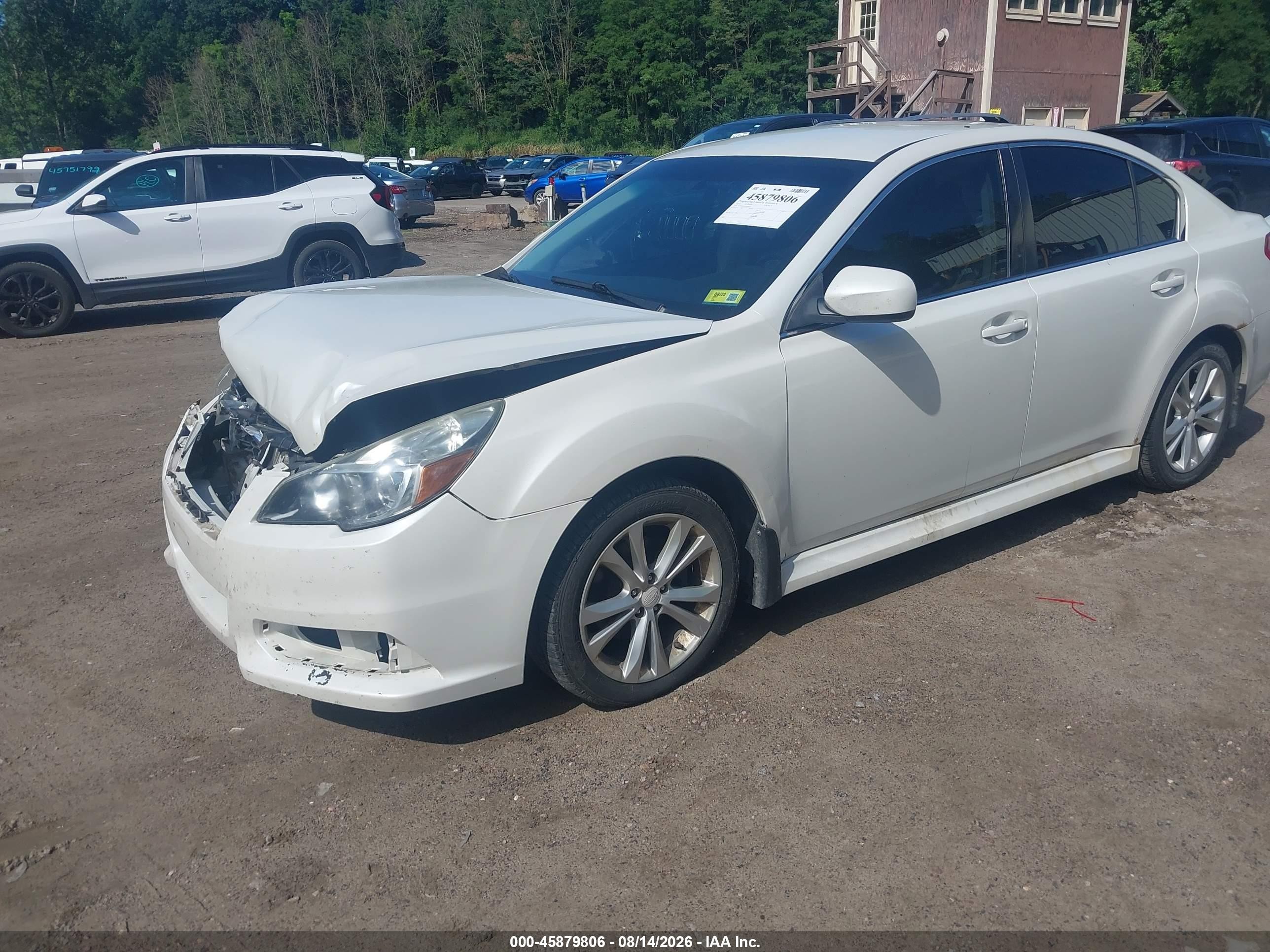 2013 Subaru Legacy 2.5i Premium White vin: 4S3BMBC66D3046834