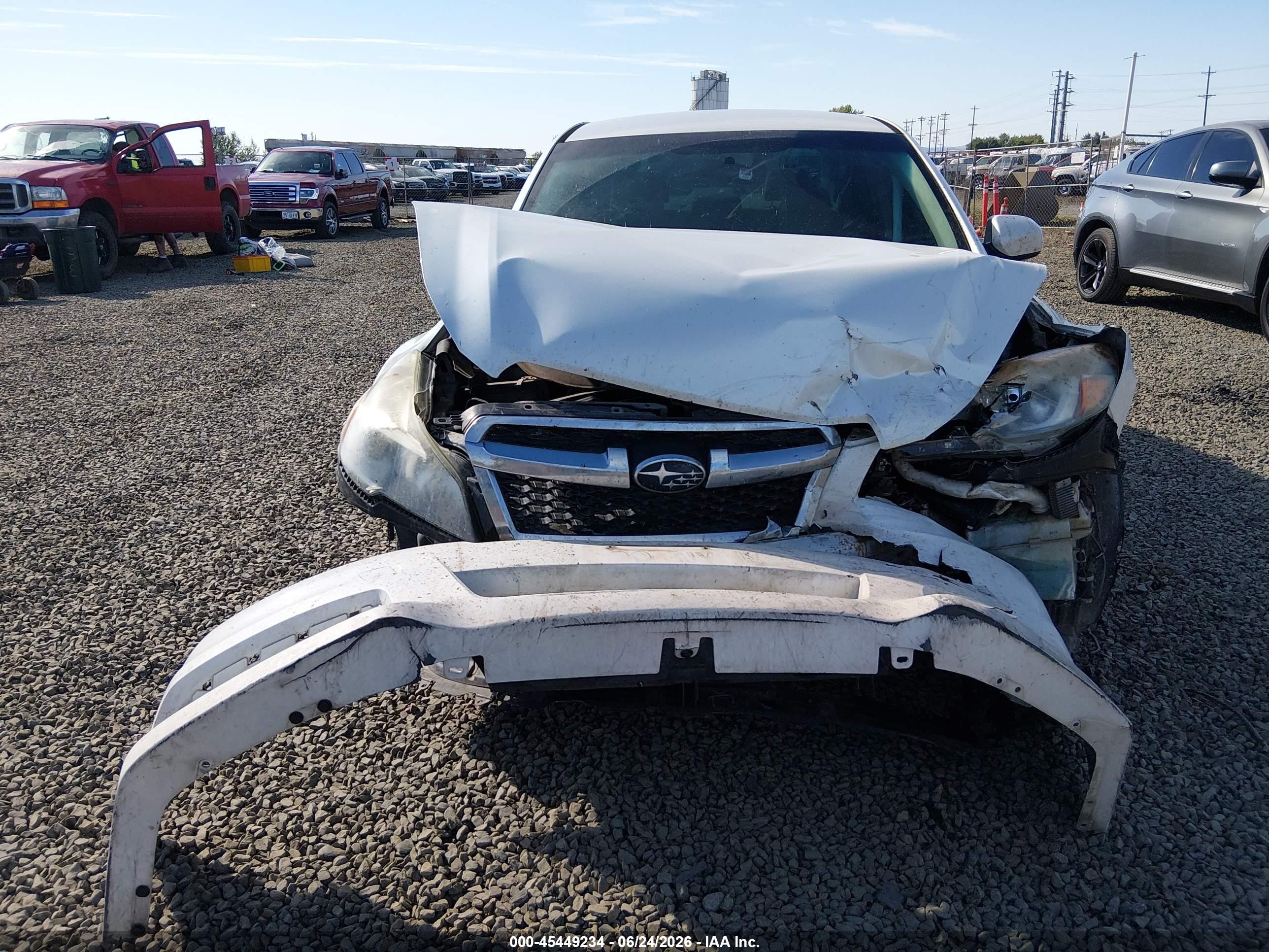 2013 Subaru Legacy 2.5i Premium White vin: 4S3BMBC66D3049376