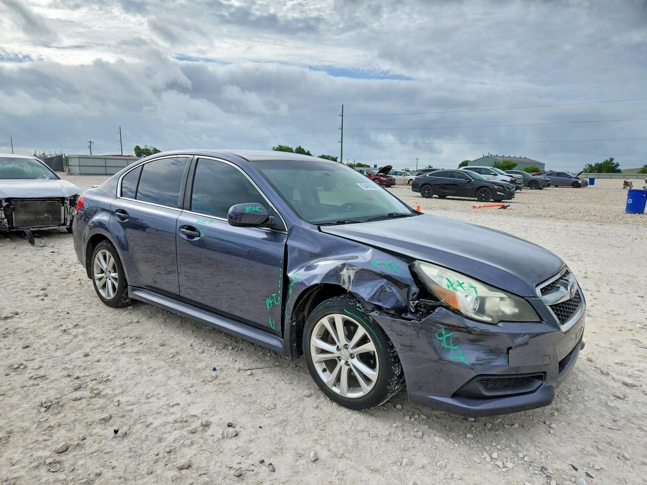 2014 Subaru Legacy 2.5i Premium Серый vin: 4S3BMBC66E3013043