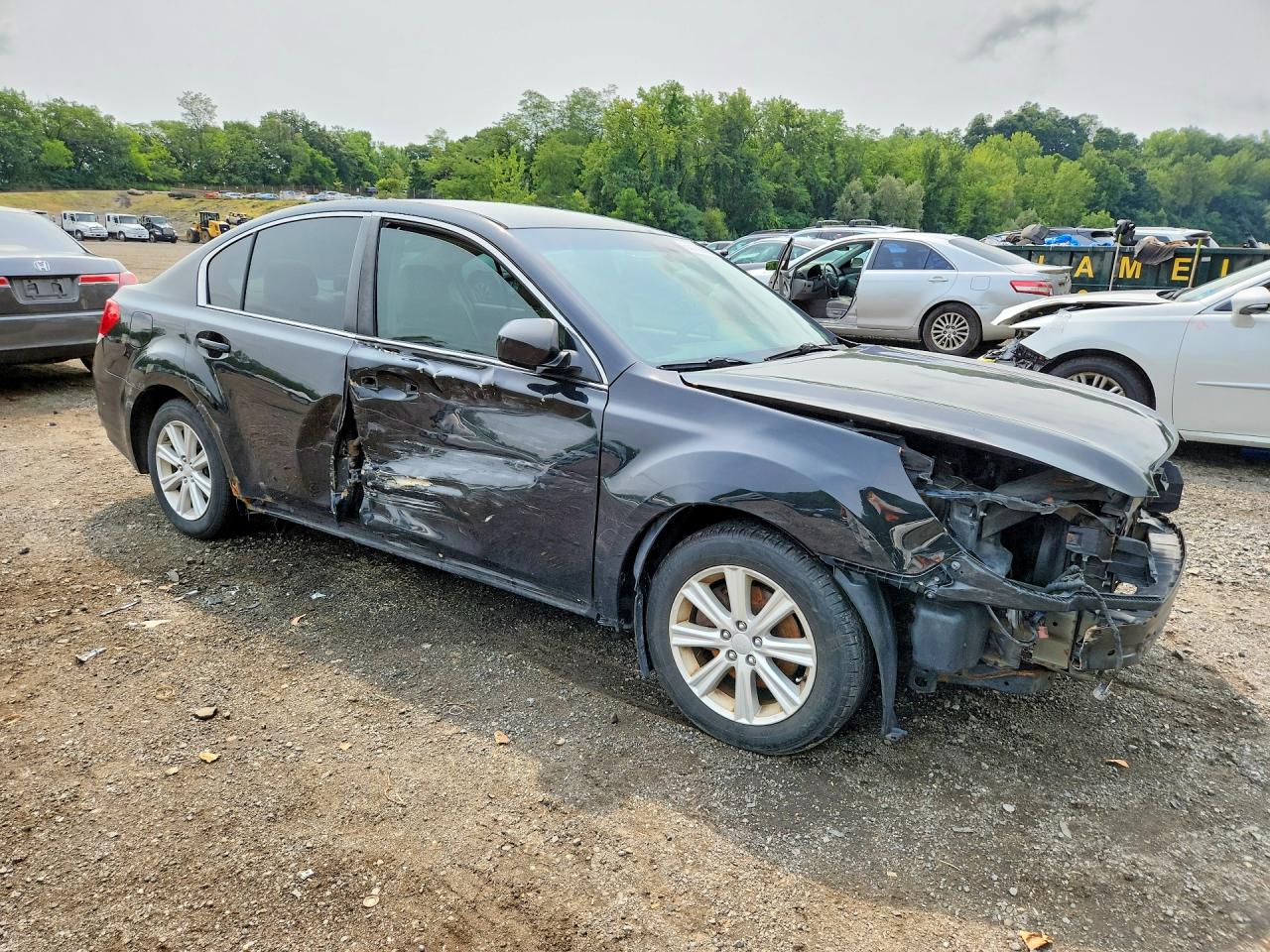 2011 Subaru Legacy 2.5i Premium Черный vin: 4S3BMBC67B3223257