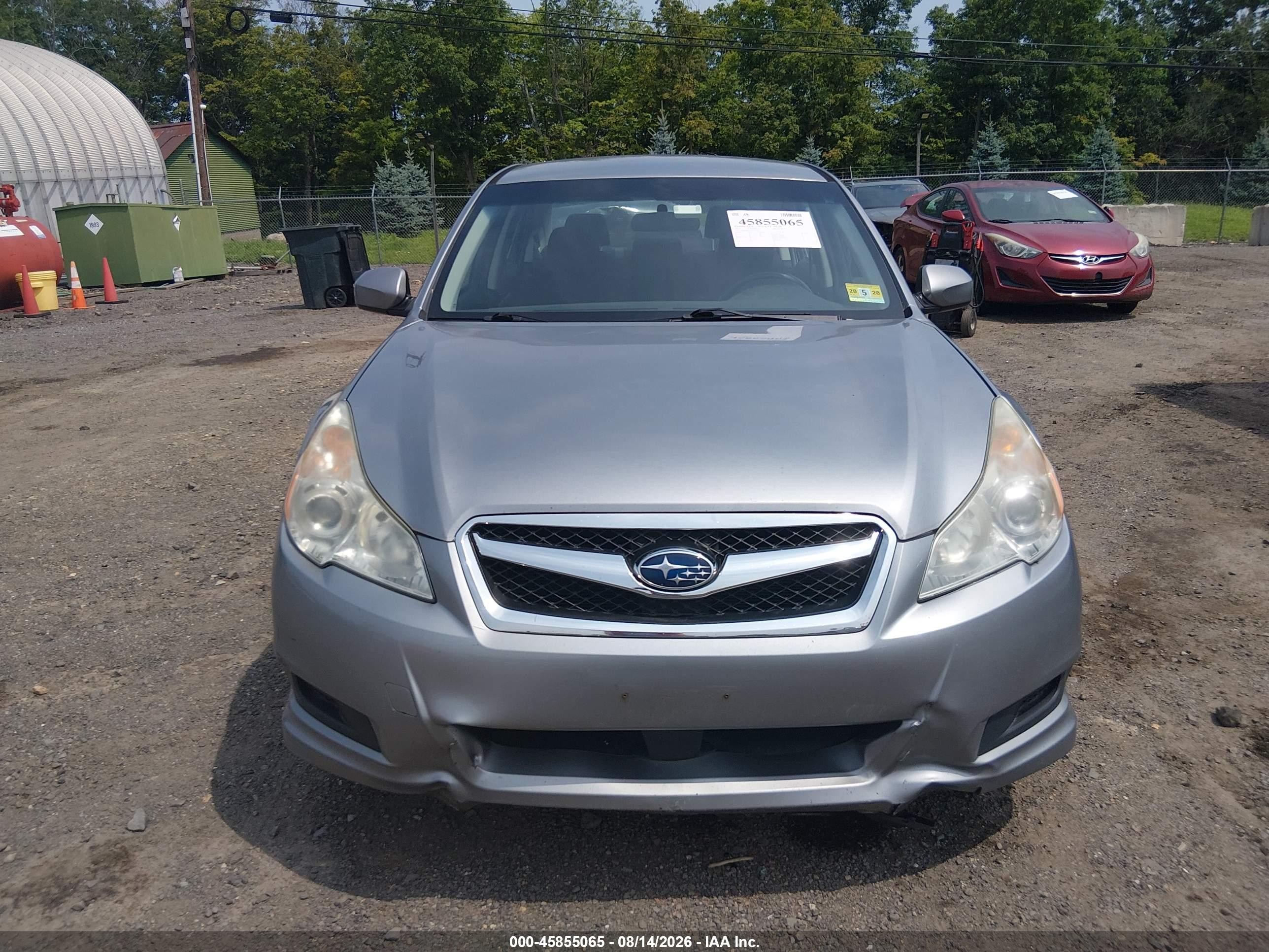 2011 Subaru Legacy 2.5i Premium Серебряный vin: 4S3BMBC67B3245954
