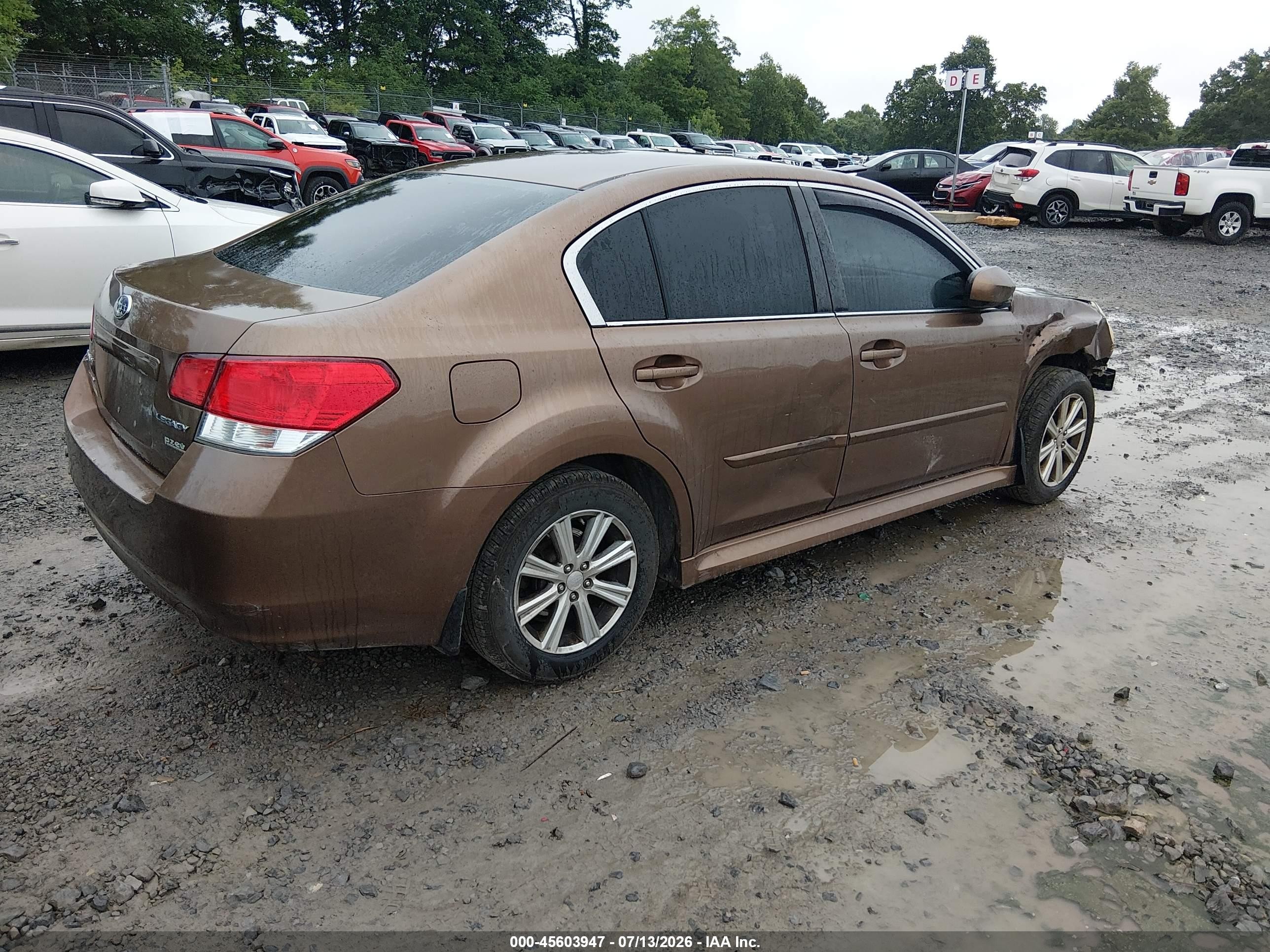2011 Subaru Legacy 2.5i Premium Brown vin: 4S3BMBC67B3255254