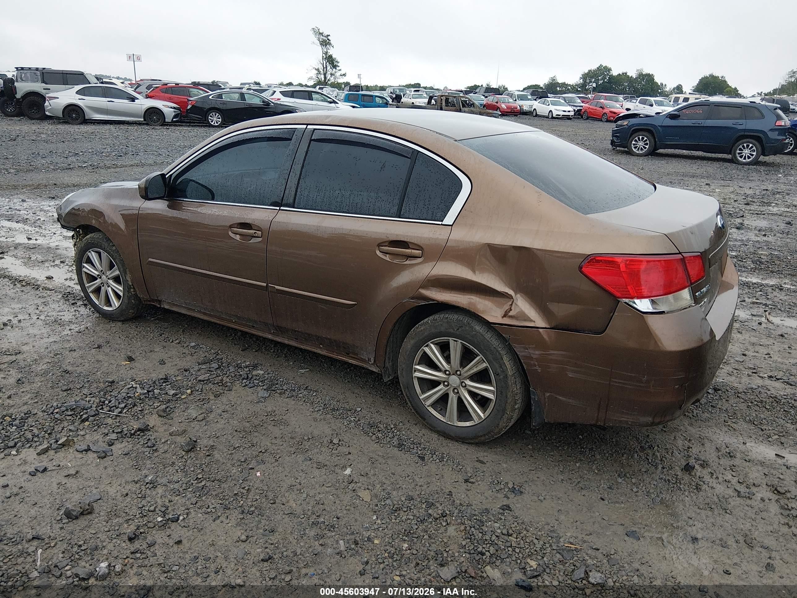 2011 Subaru Legacy 2.5i Premium Brown vin: 4S3BMBC67B3255254