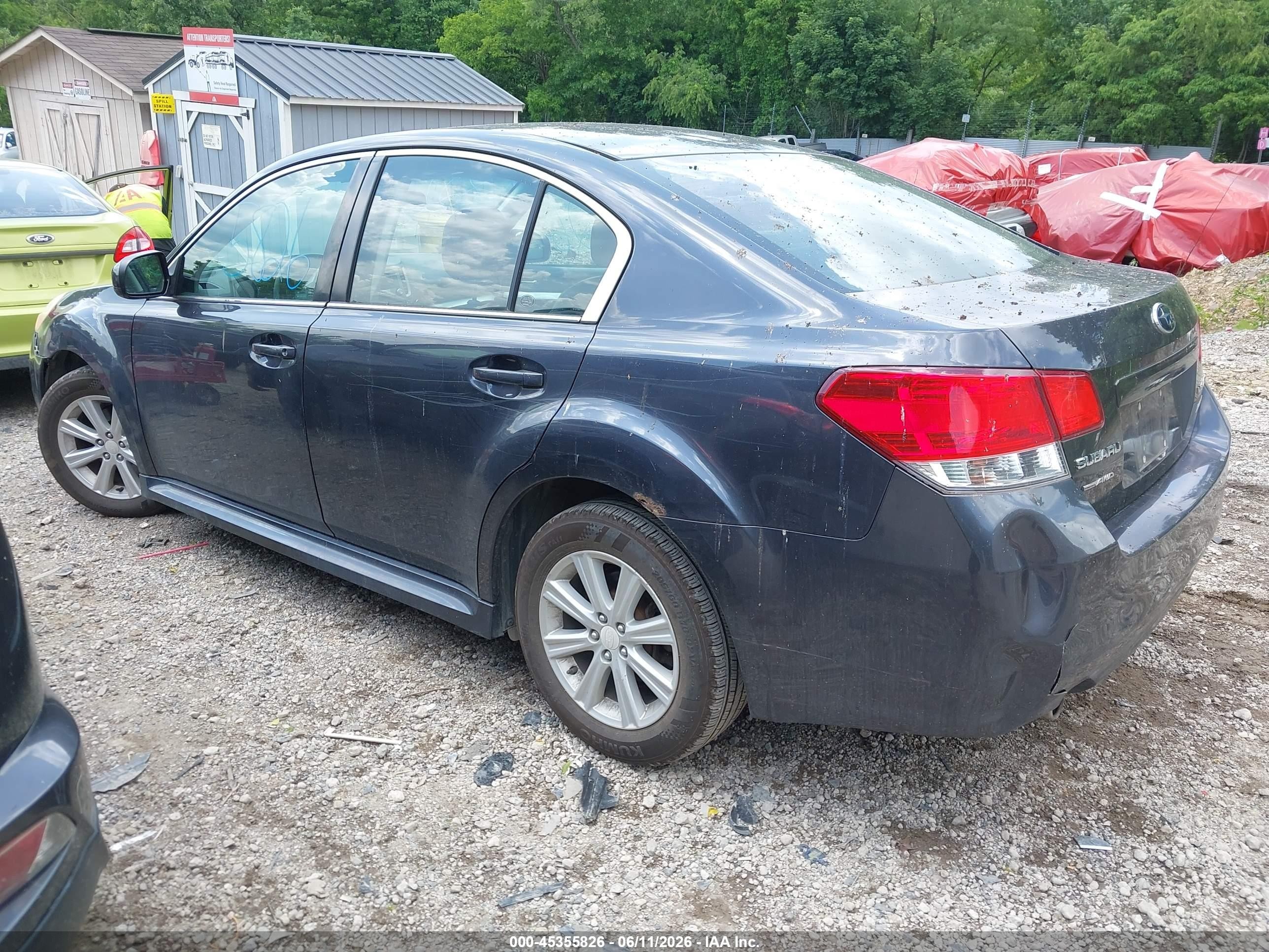2012 Subaru Legacy 2.5i Premium Gray vin: 4S3BMBC67C3005188
